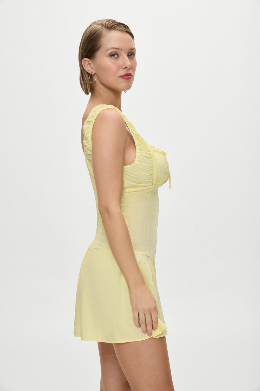 Christa Mini Dress - Sunflower Product Image