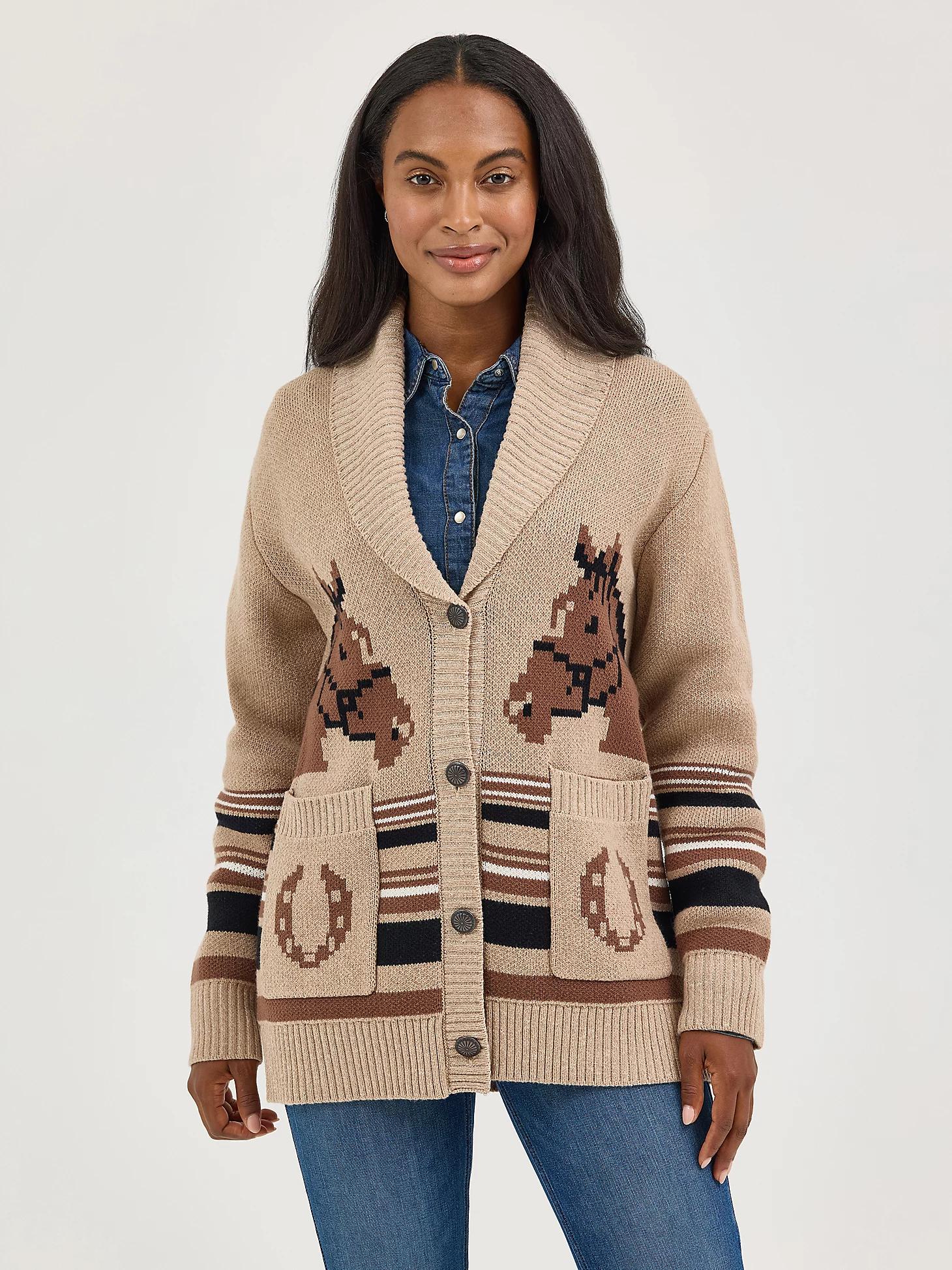 Women's Wrangler Retro® Western Cardigan Product Image