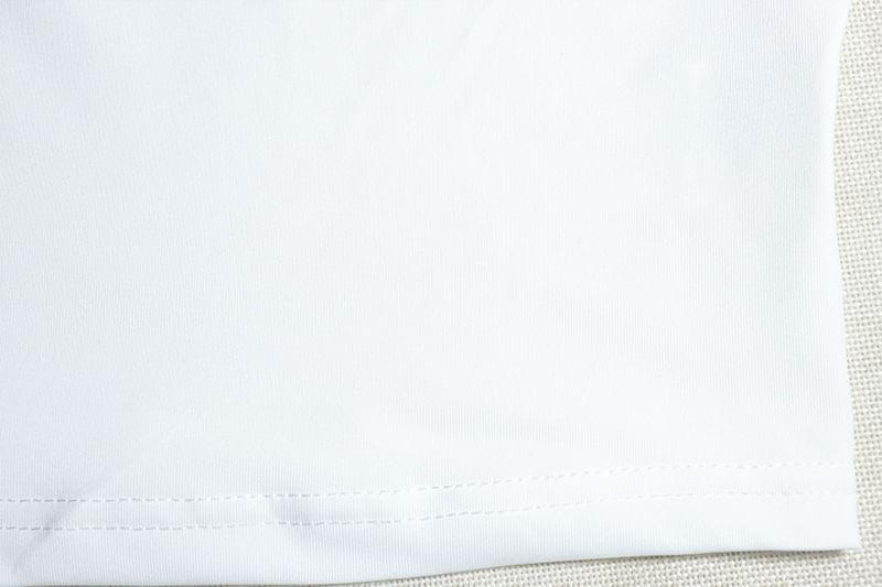 Sleeveless Off-Shoulder Plain Cutout Asymmetrical Slit Midi A-Line Dress Product Image