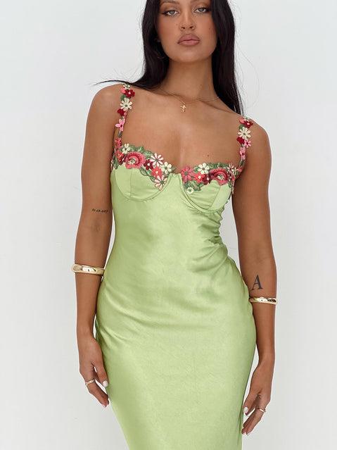 Kenzie Maxi Dress Green Product Image