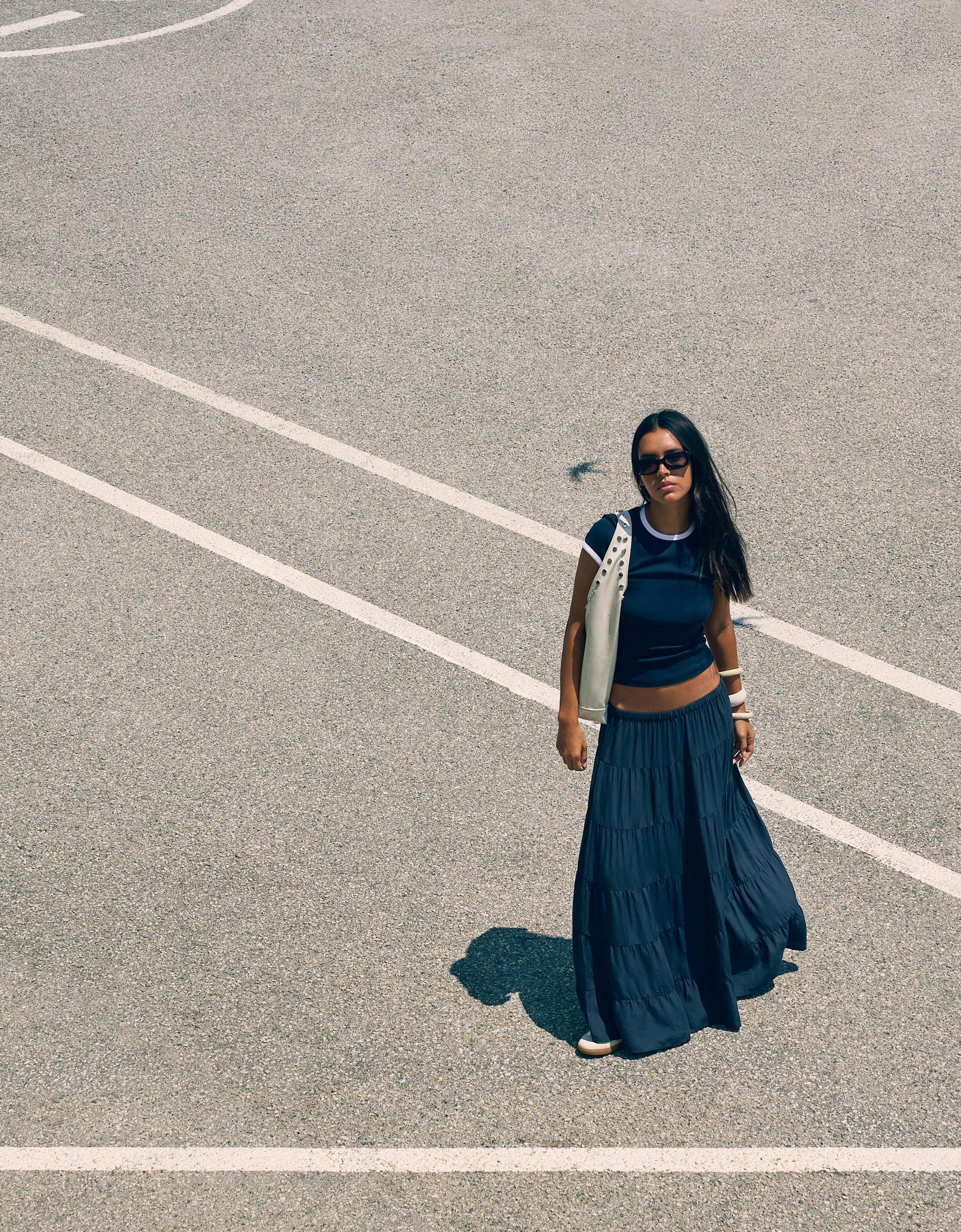 Rustic midi skirt Product Image