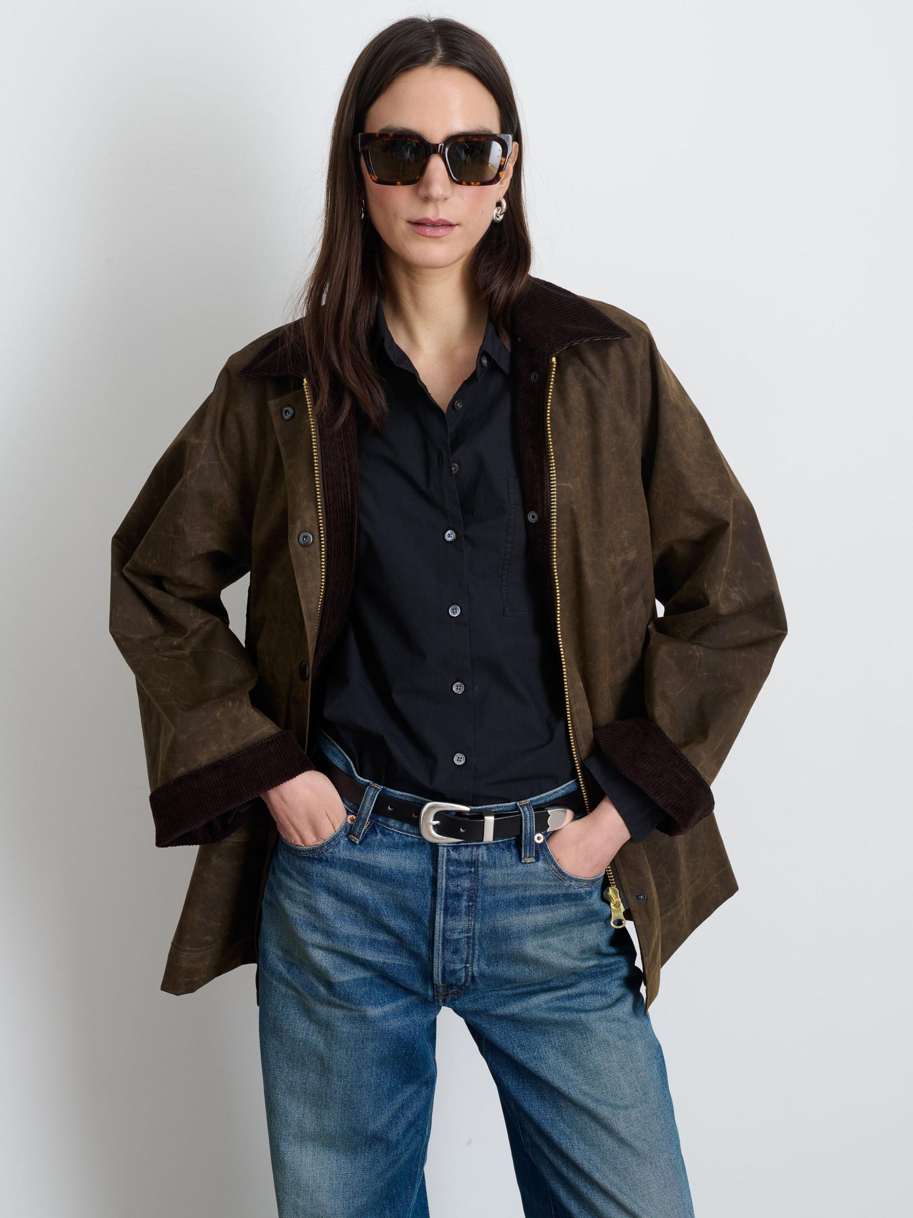 Chiltern Street Jacket In Waxed Cotton Product Image