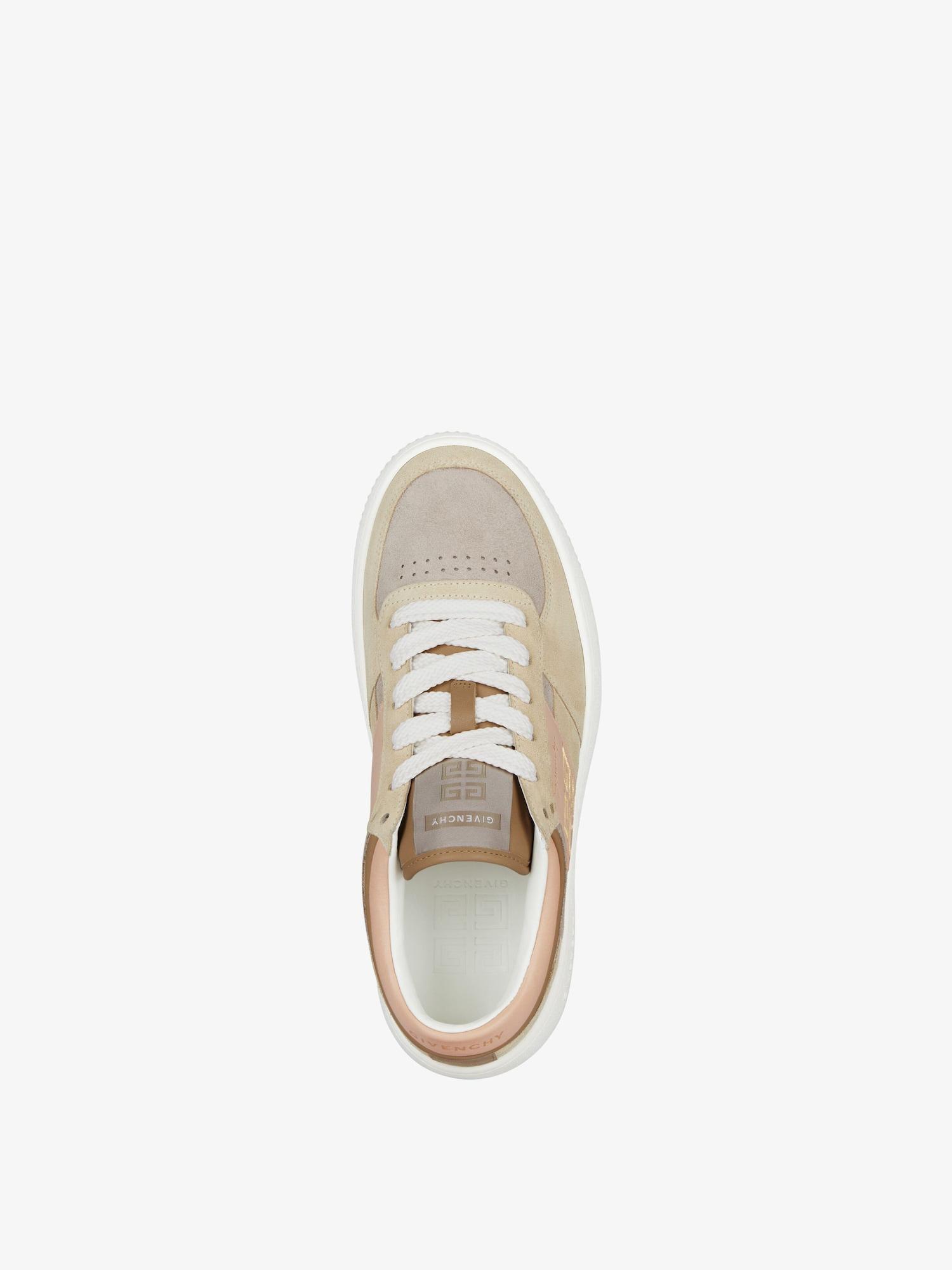 G Move sneakers in mixed leathers Product Image