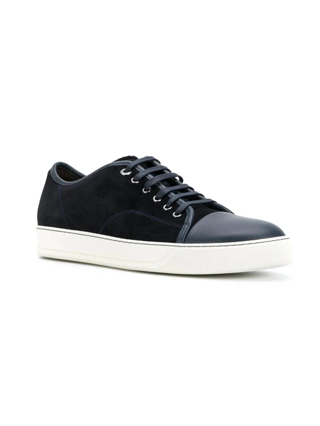 Black DBB1 Suede & Patent Leather Sneakers Product Image