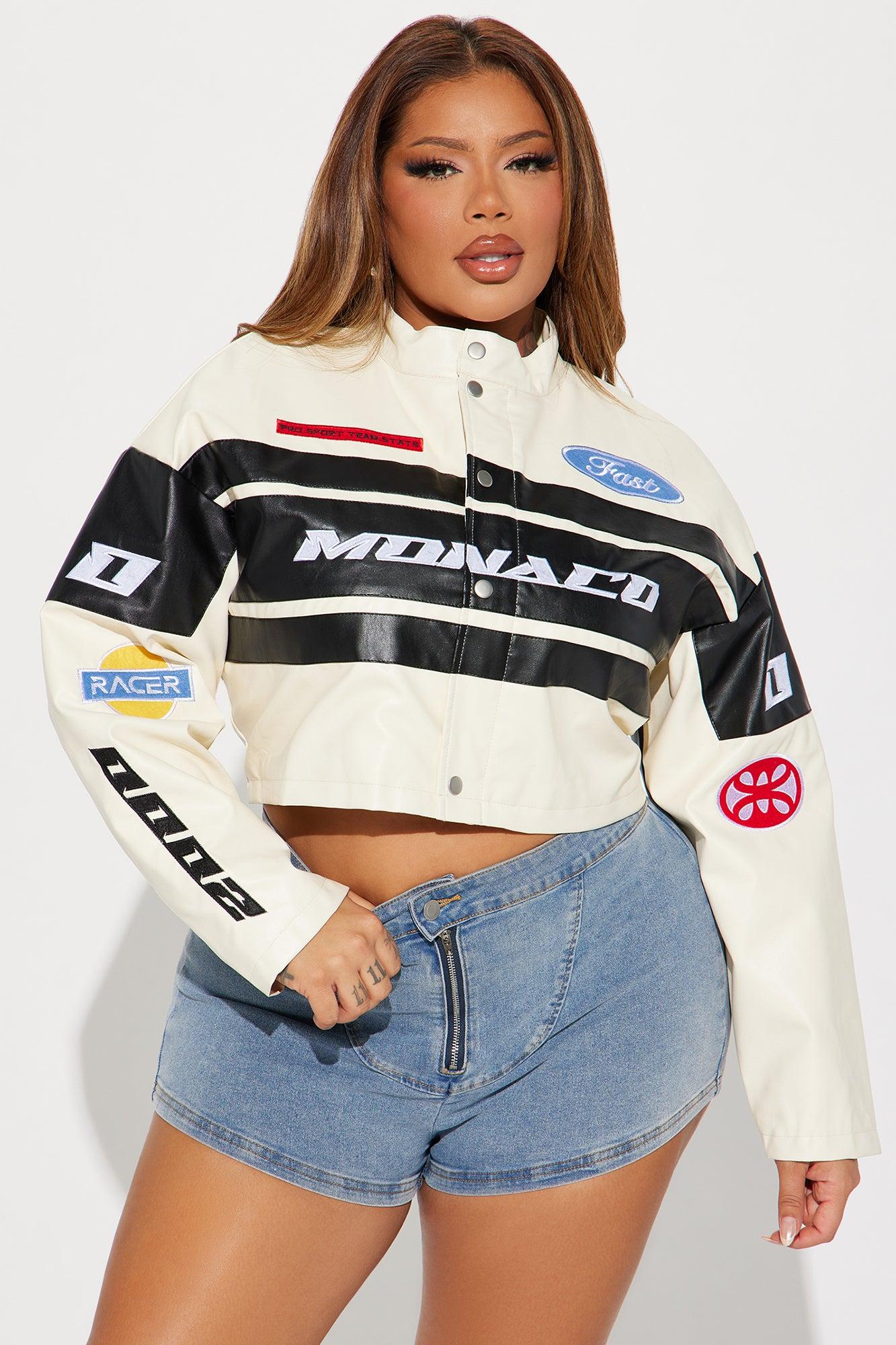 Monaco Cropped Jacket - Ivory/combo Product Image