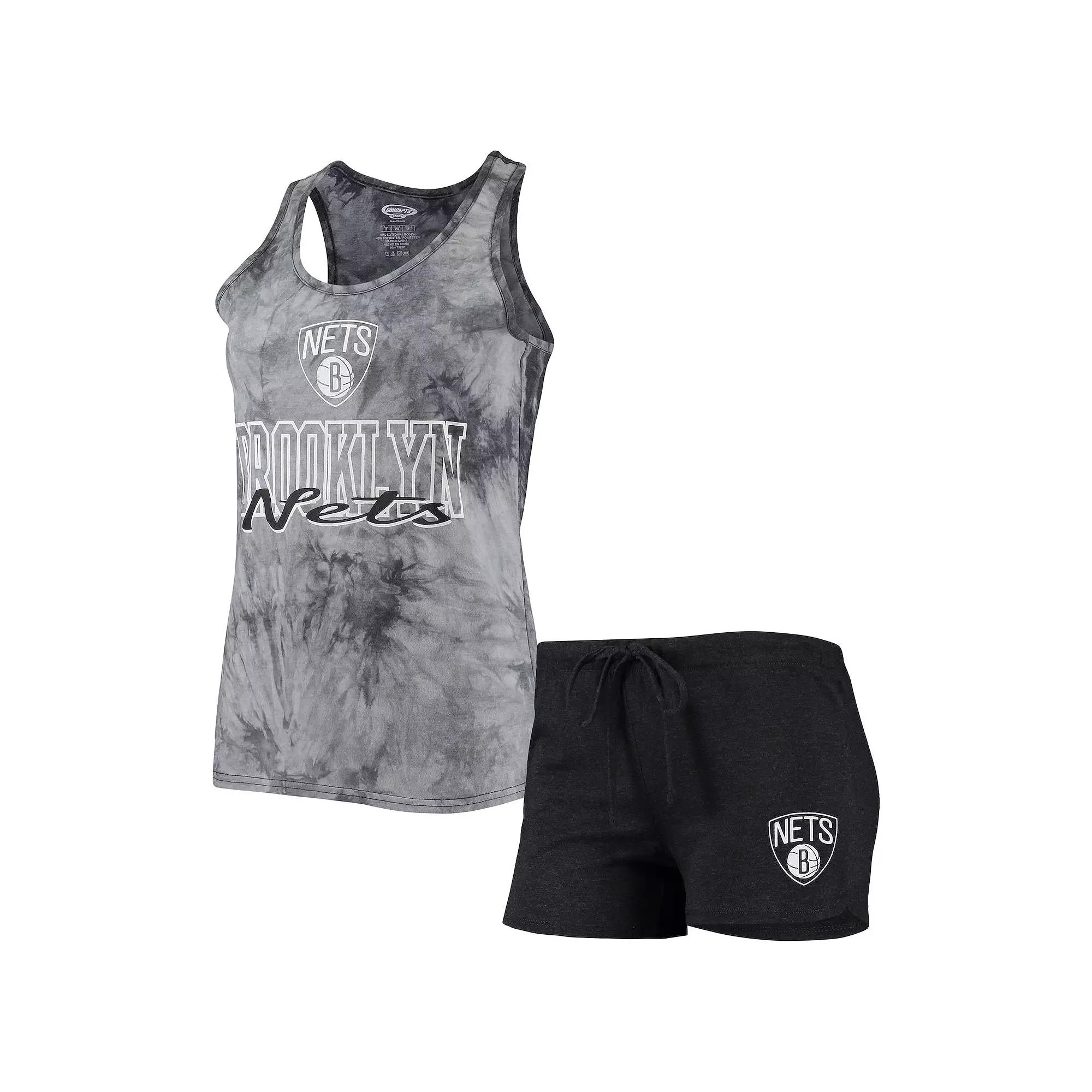 Women's Concepts Sport Charcoal Los Angeles Lakers Billboard Tank Top & Shorts Sleep Set,  Product Image