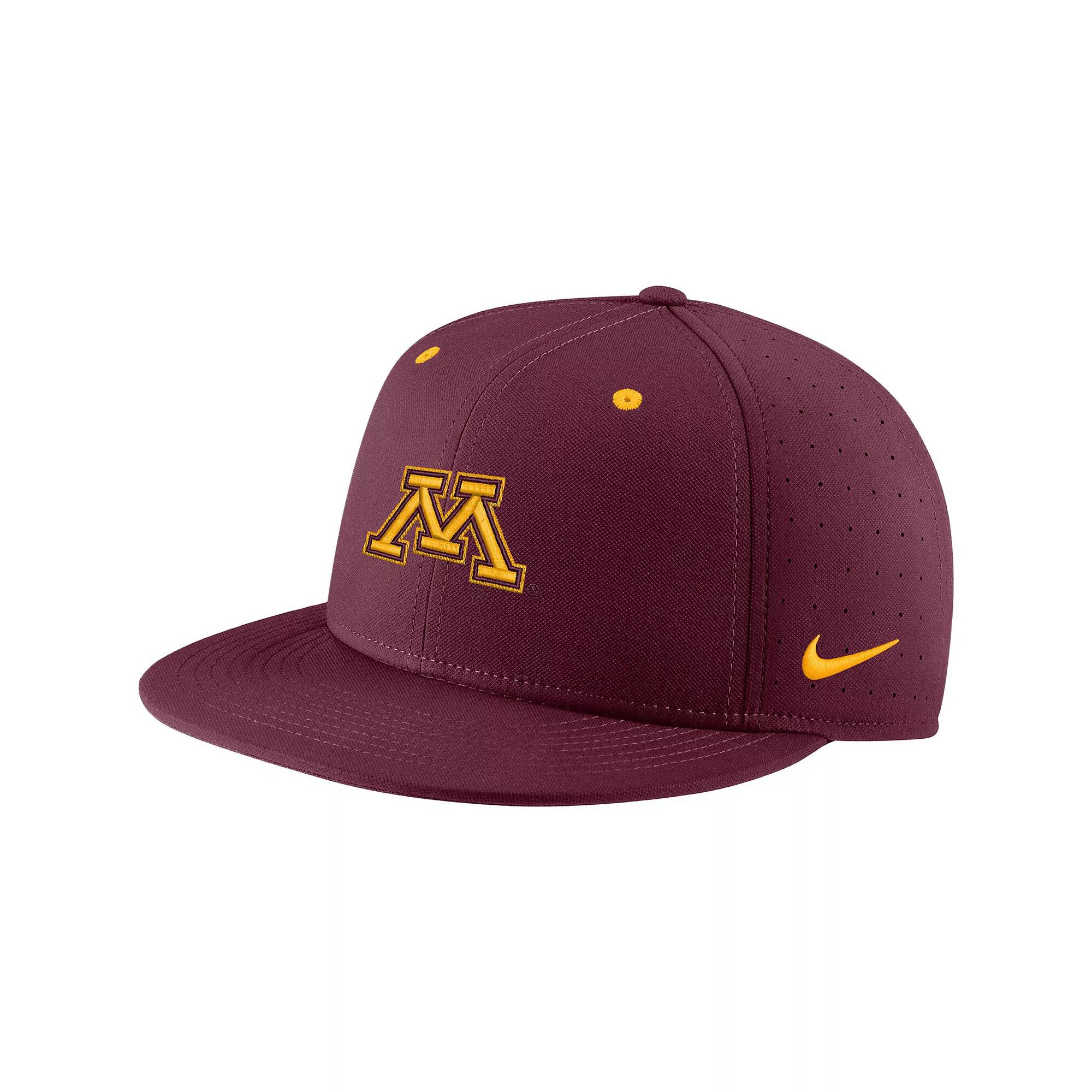 Men's Nike Maroon Minnesota Golden Gophers True Performance Fitted Hat, Size: 6 7/8, Red Product Image