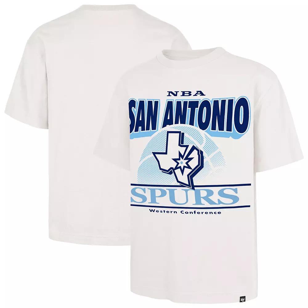 Men's '47 White San Antonio Spurs City Edition Shifty Foundation T-Shirt,  Product Image