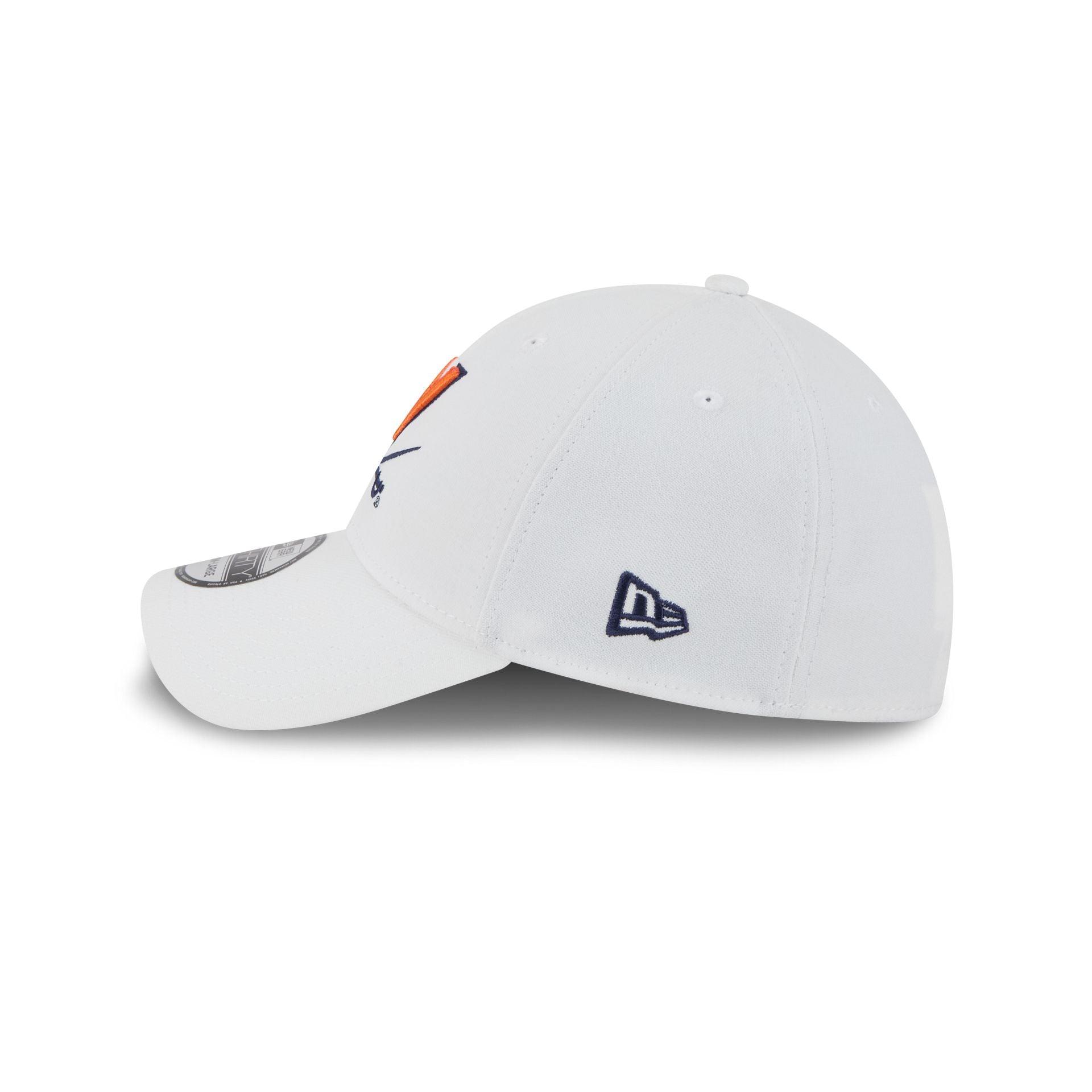Houston Astros Optic White 39THIRTY Stretch Fit Hat Male Product Image