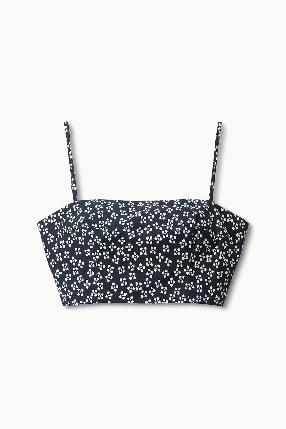 FEDERICO TANK | BLACK WOODBLOCK FLORAL Product Image
