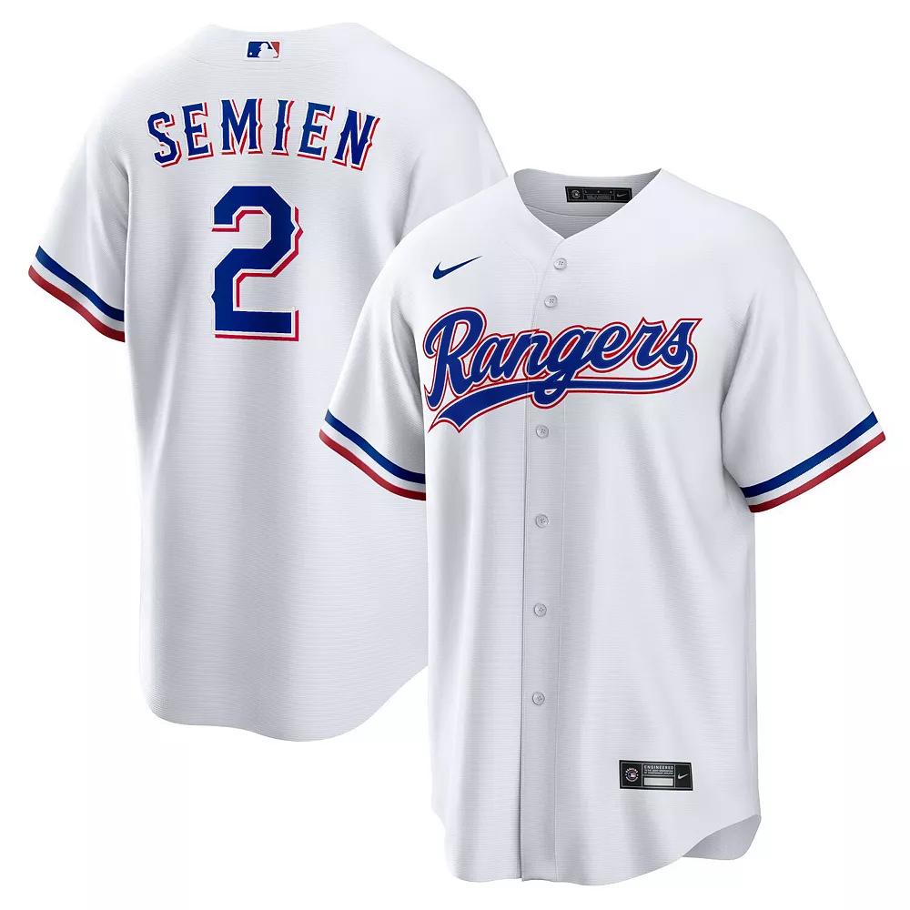 Men's Nike Marcus Semien White Texas Rangers Home Replica Player Jersey,  Product Image