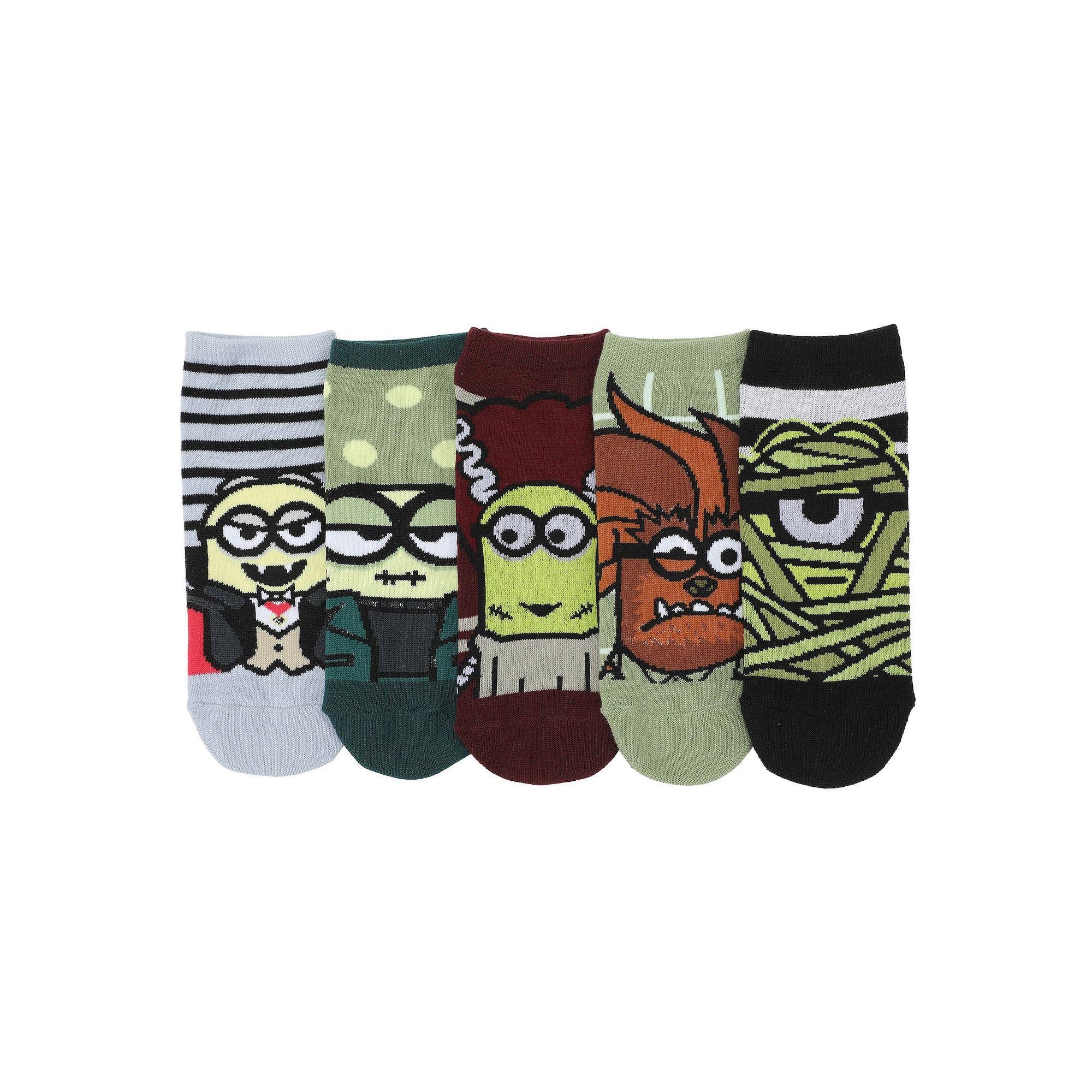 Womens Despicable Me Minions Ankle Socks 5-Pack Product Image