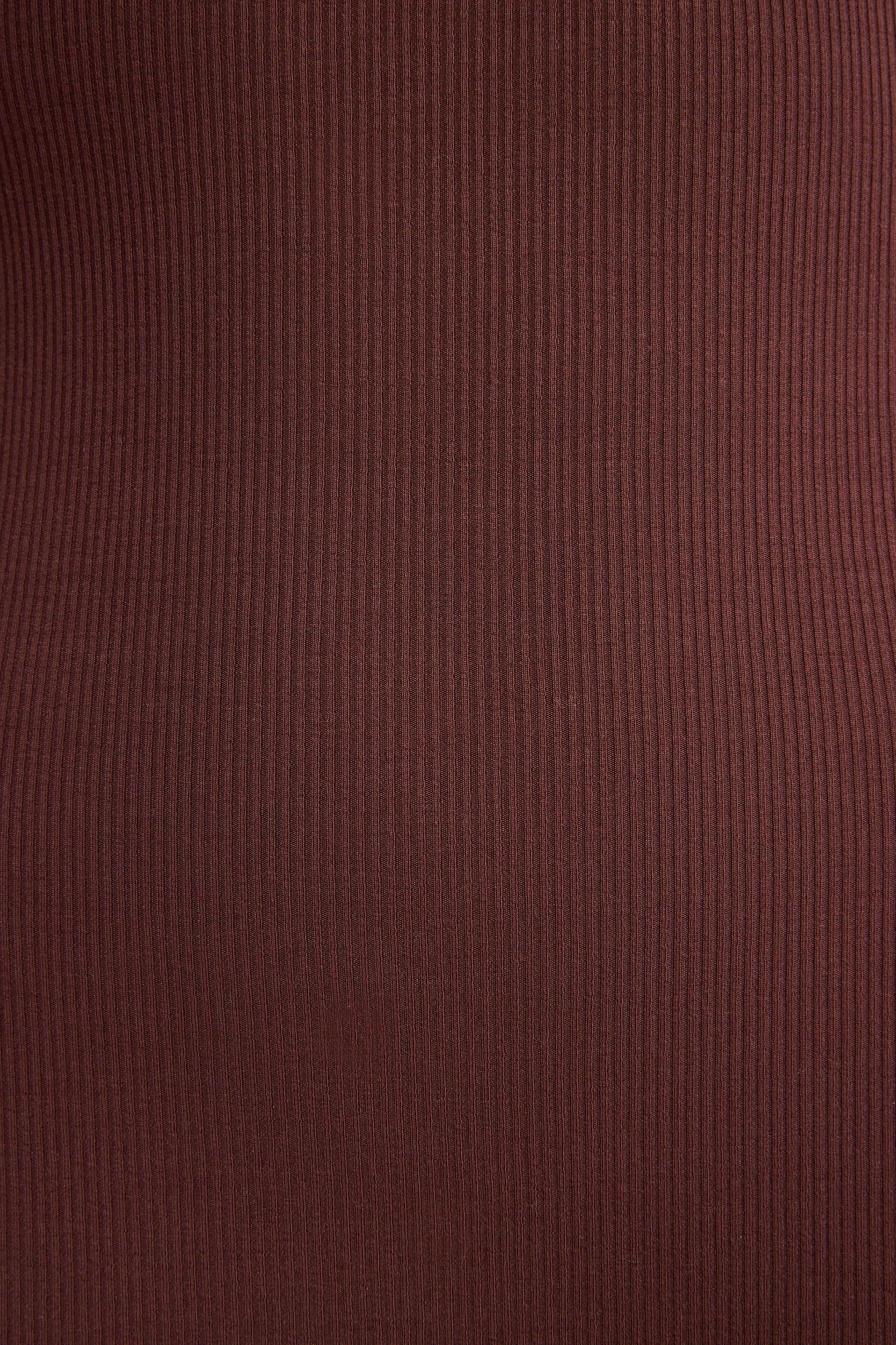 Modal Scoop-Neck Maxi Dress in Chocolate Product Image