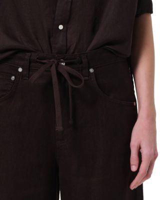 Brynn Drawstring Linen Trousers  Product Image