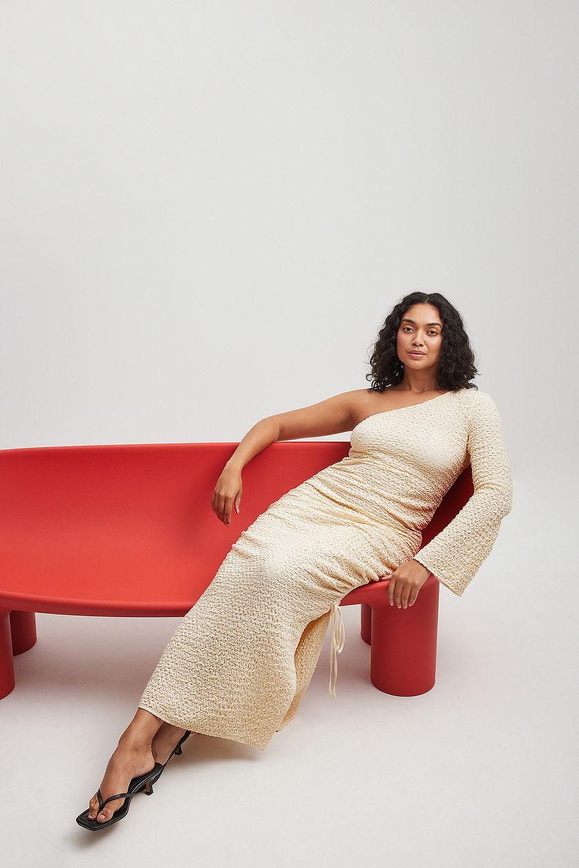 One Shoulder Structured Maxi Dress Product Image