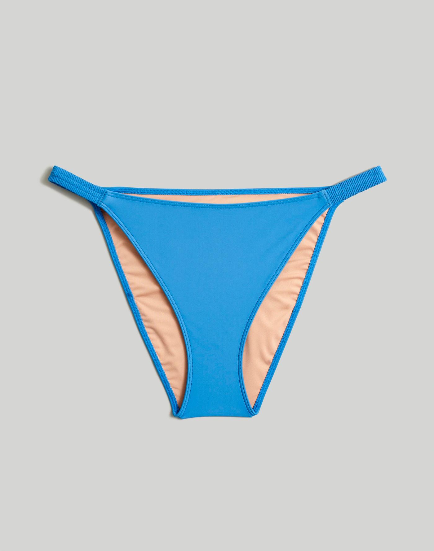 Mid-Rise Scrunchy Bikini Bottoms Product Image