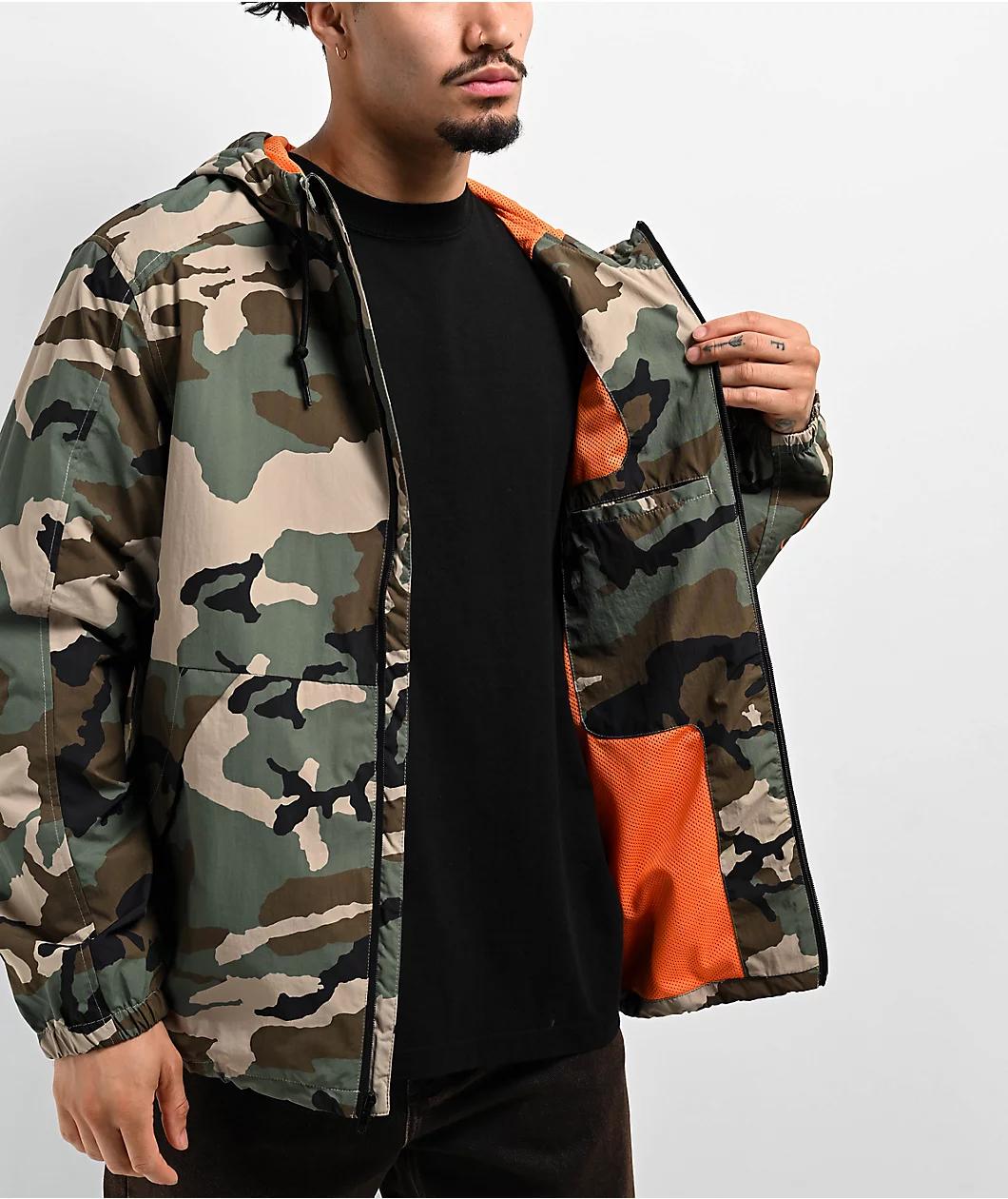 Empyre Seen It Camo Zip Windbreaker Jacket Product Image