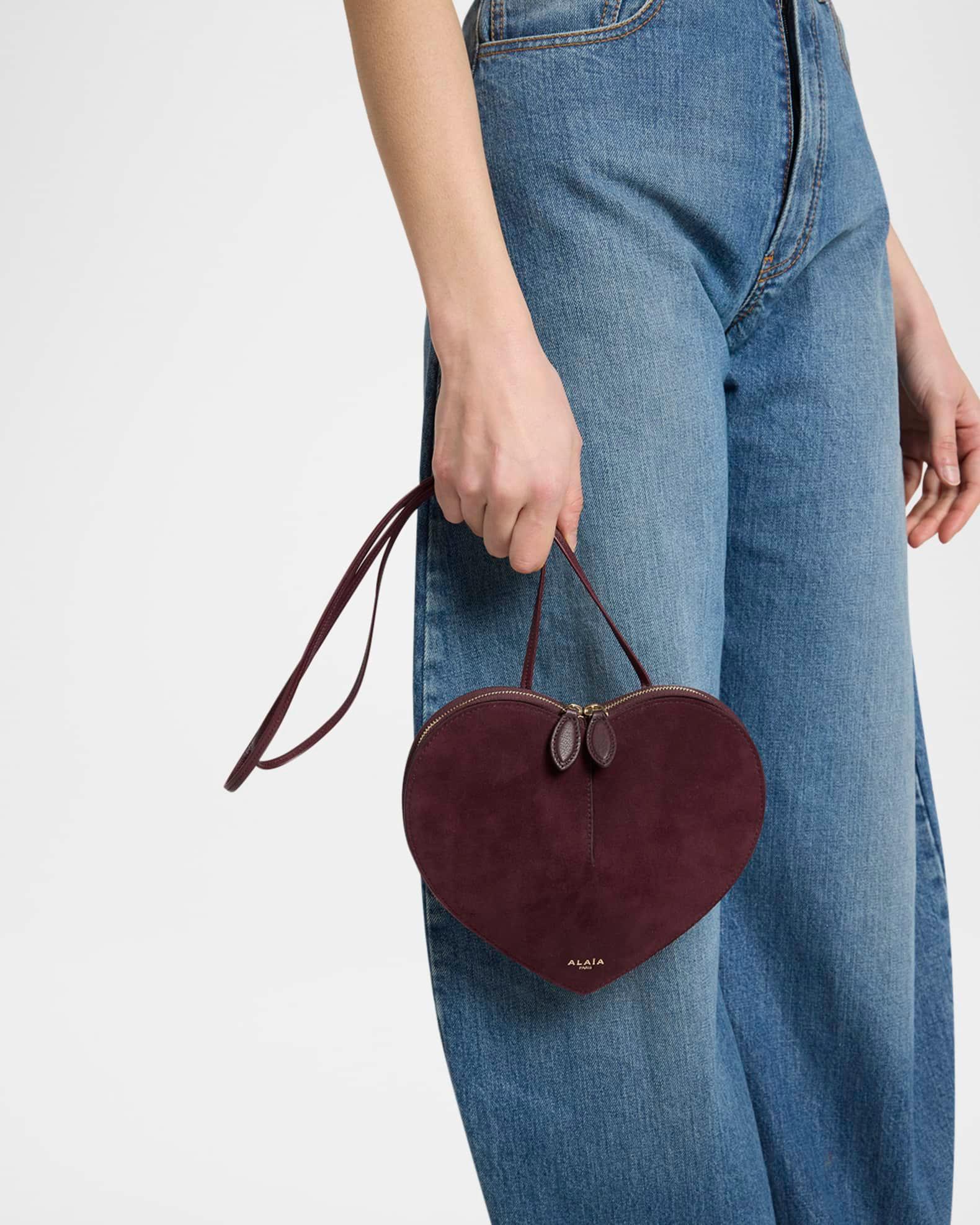 Le Coeur Crossbody Bag in Suede Product Image