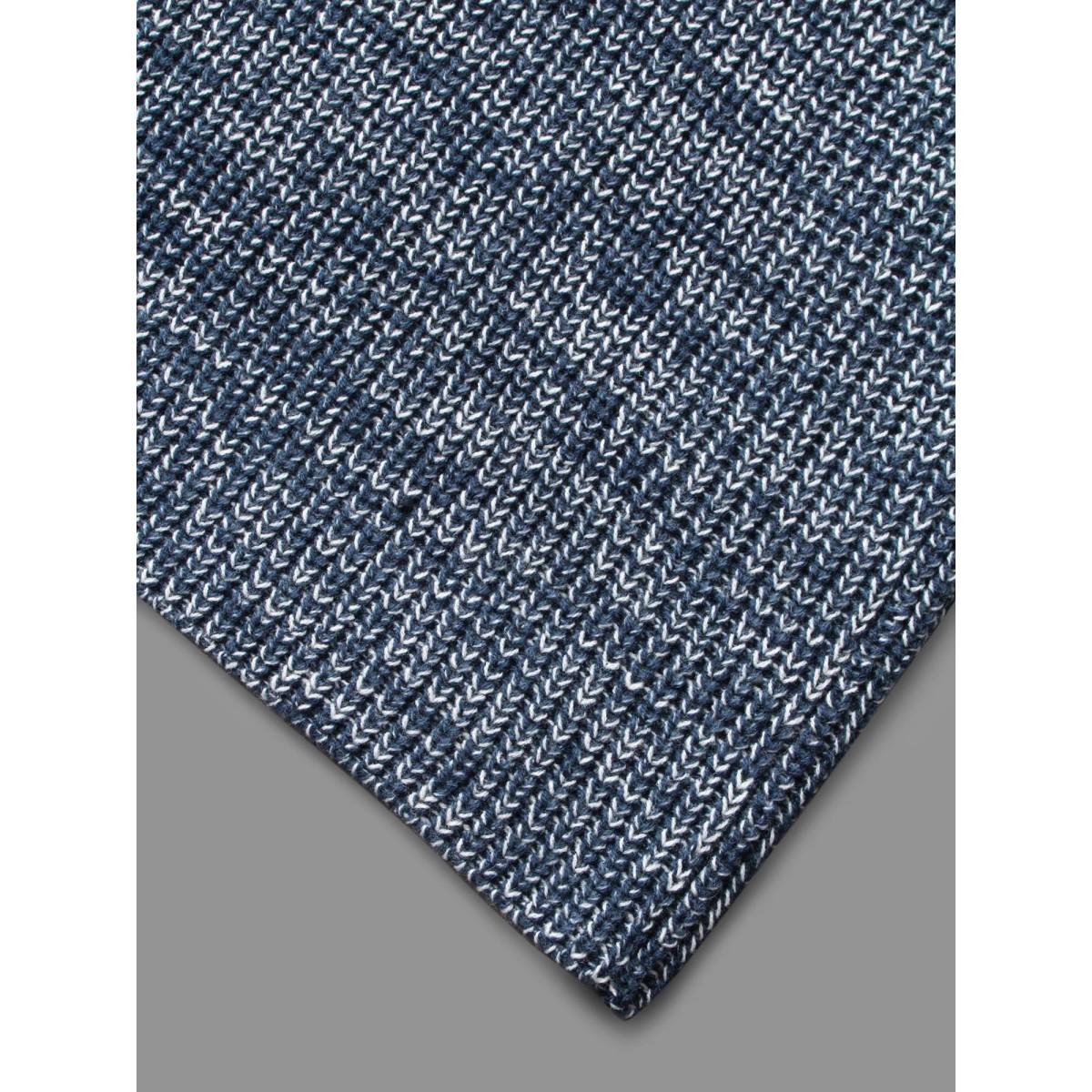 Plus Size Heather Boat Neck Drop Shoulder Sleeve Pullover Indigo Women Casual Loose Extra Long Sleeve Boat Neck Everyday Pullovers BloomChic 22-24/3X Product Image