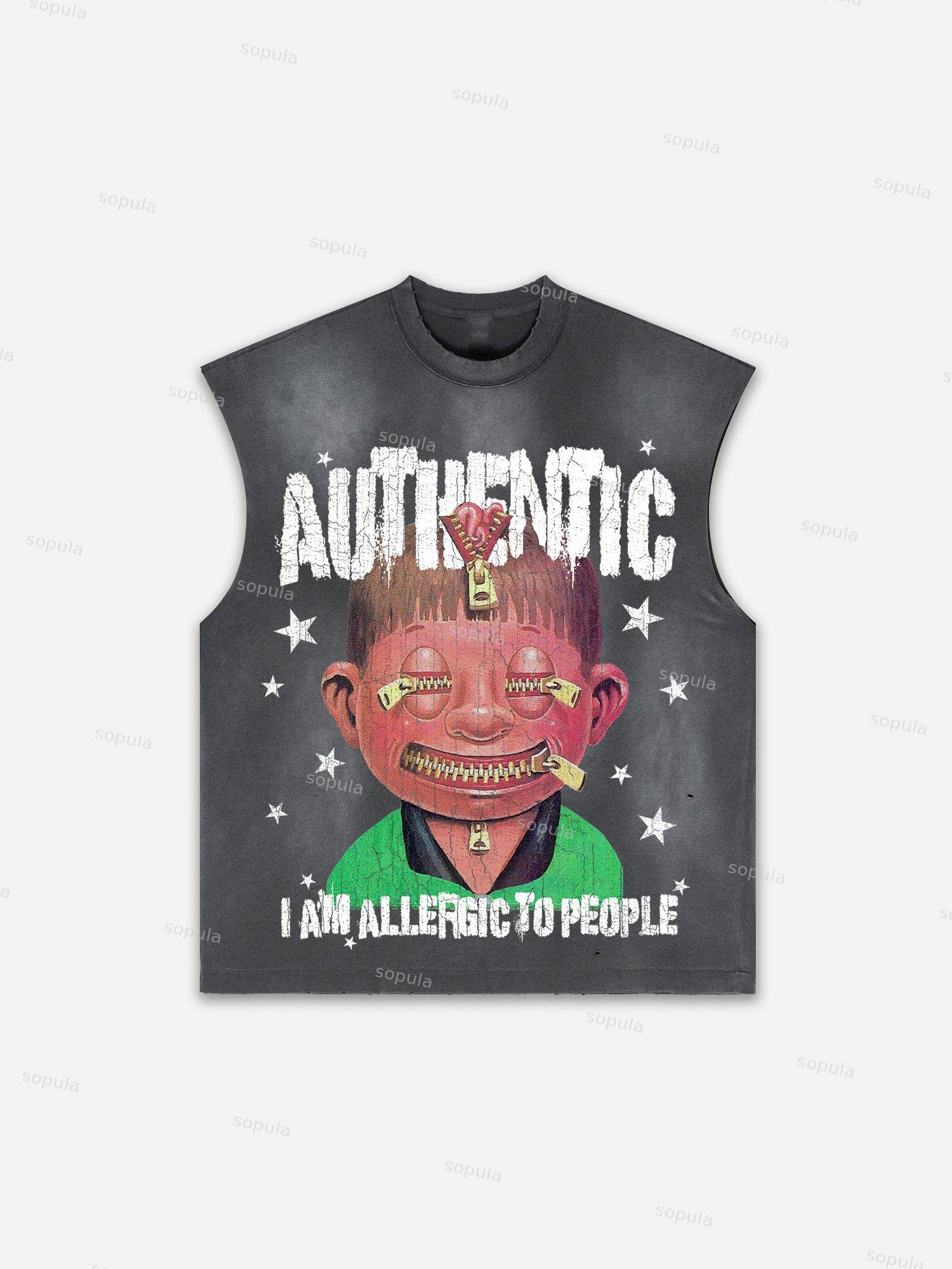 God Loves The World Saints Jesus Vintage Graphic Distressed Tank Top Product Image