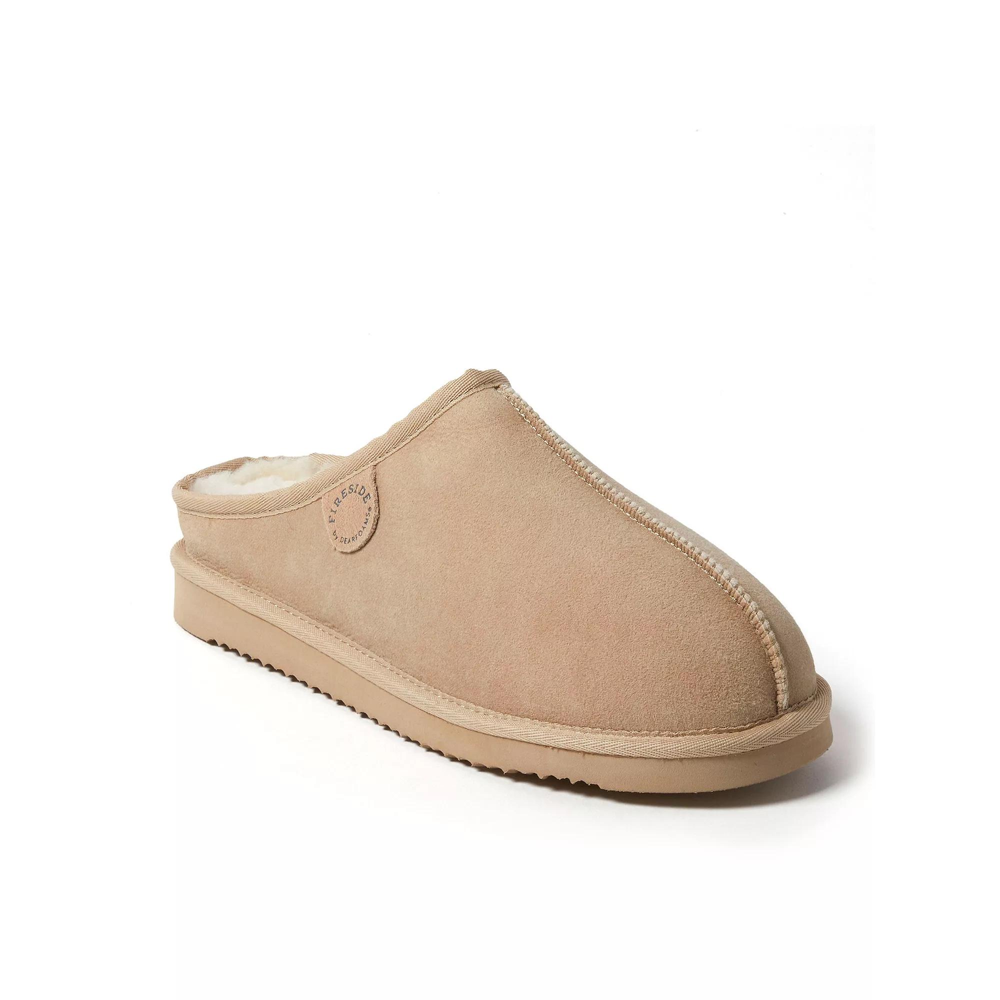 Men's Fireside by Dearfoams Grafton Genuine Shearling Clog Slippers,  Product Image