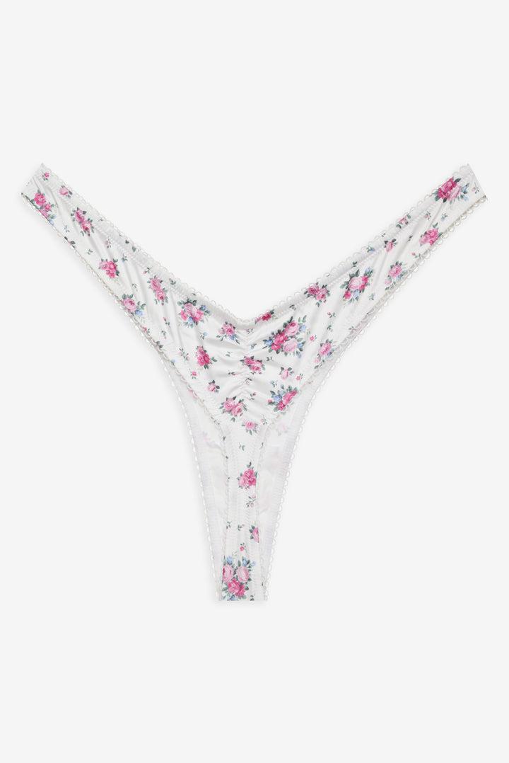 Thats Amore Thong Panty — White Product Image