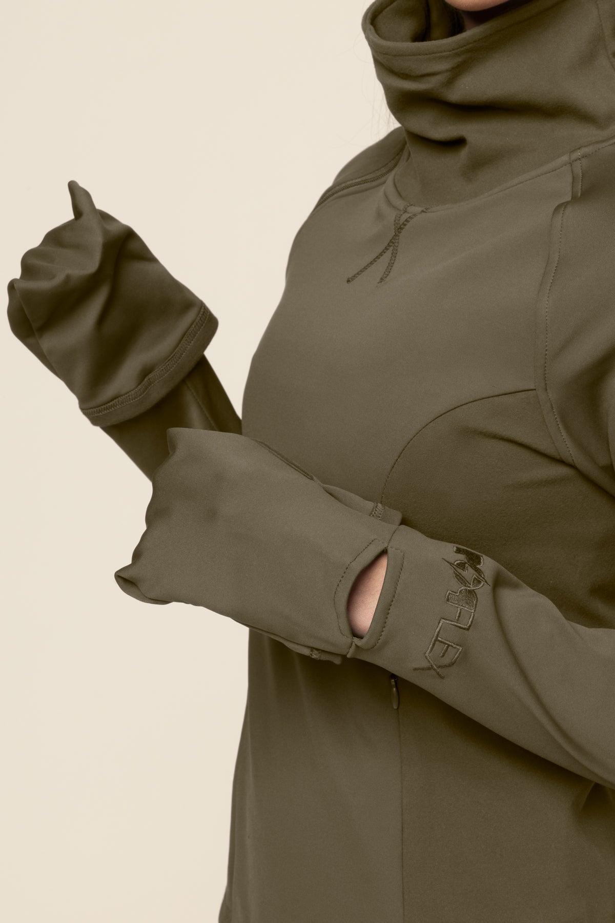 Chasing Pavements Mockneck Pullover - Aubergine Product Image