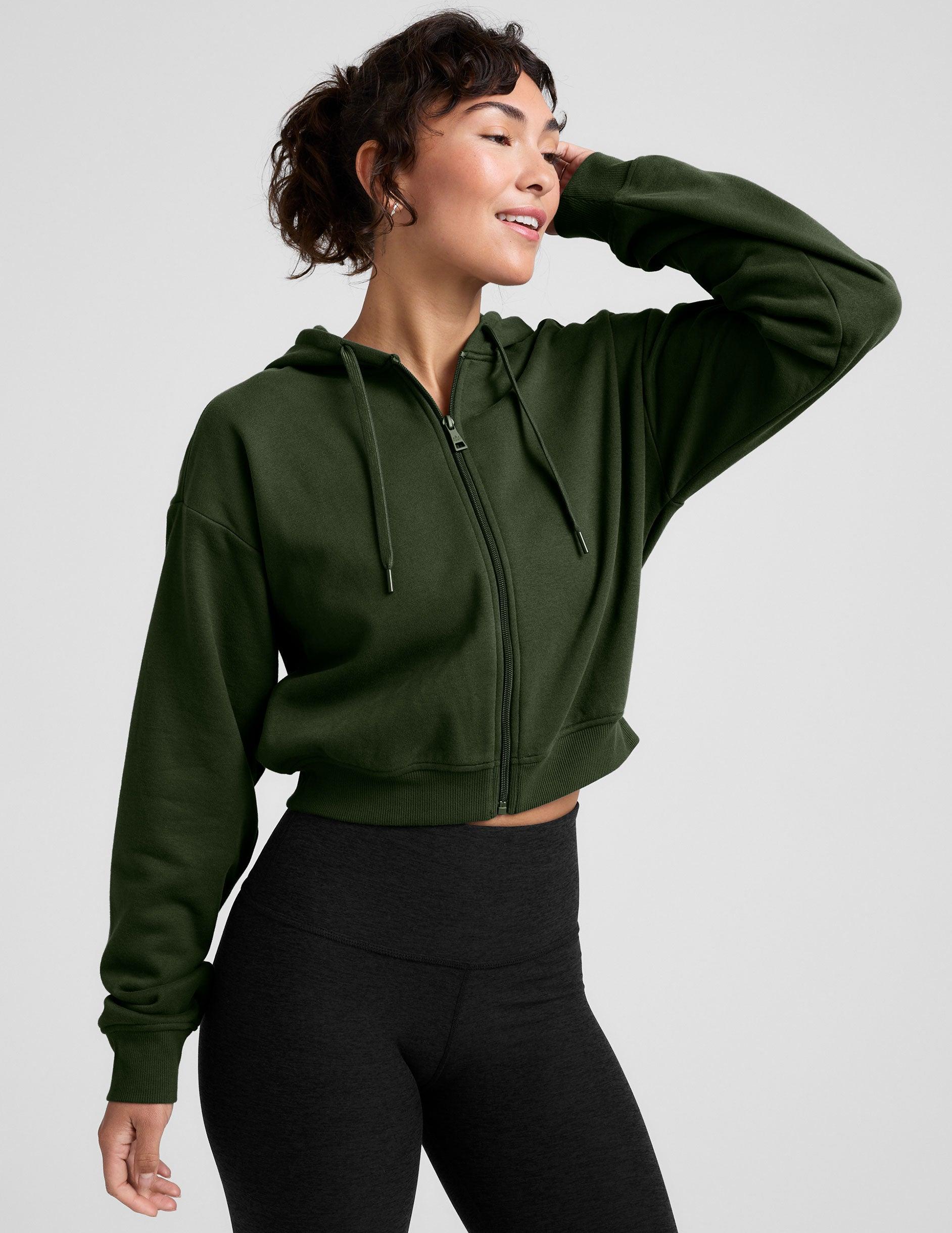 LuxeFleece Zip Up Hoodie Product Image