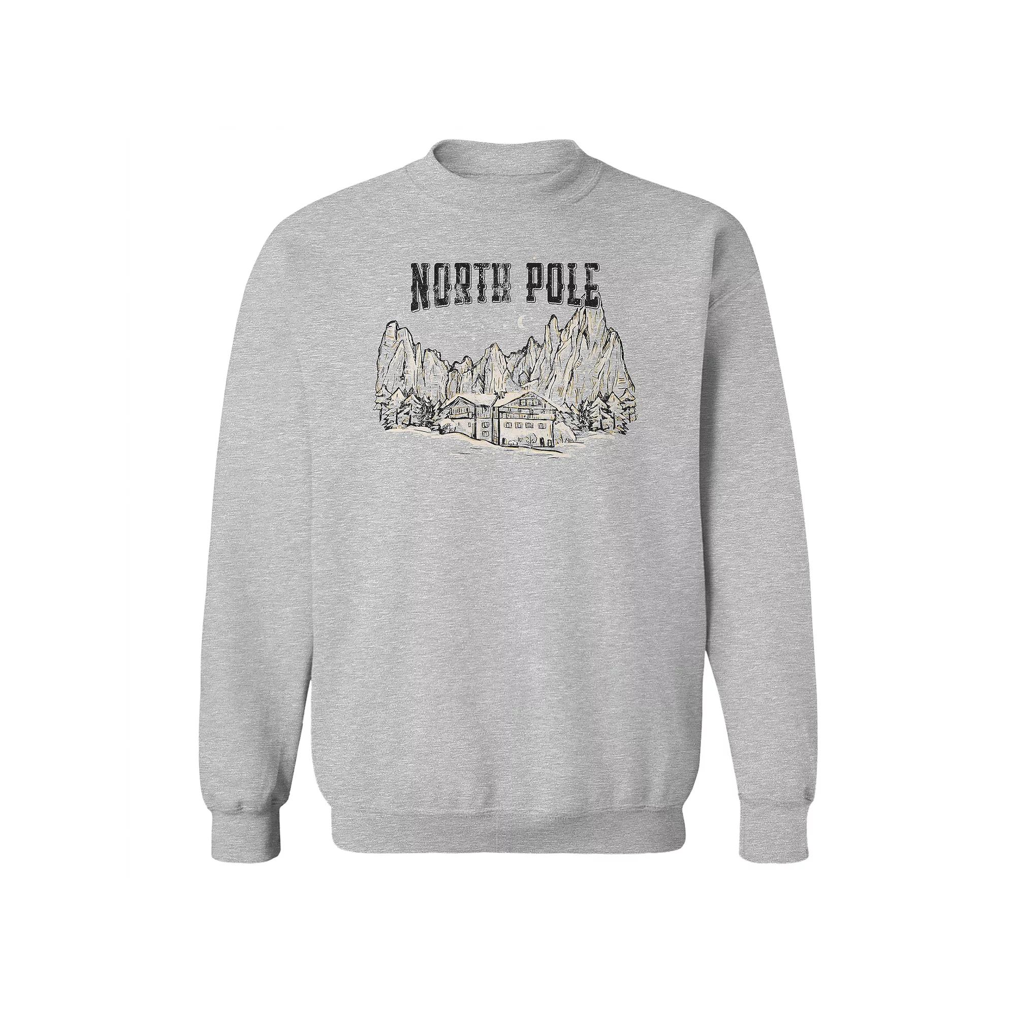 Men's North Pole Cabin Fleece Sweatshirt, Adult Unisex,  Product Image