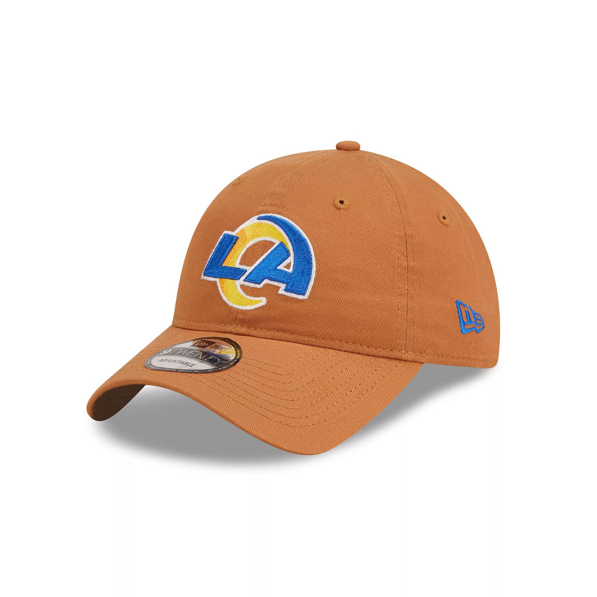Men's New Era Brown Los Angeles Rams Core Classic 2.0 9TWENTY Adjustable Hat Product Image