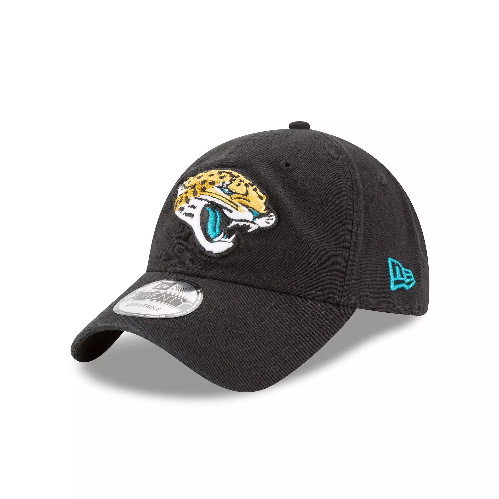 Men's New Era Black Jacksonville Jaguars Core Classic 9TWENTY Adjustable Hat Product Image