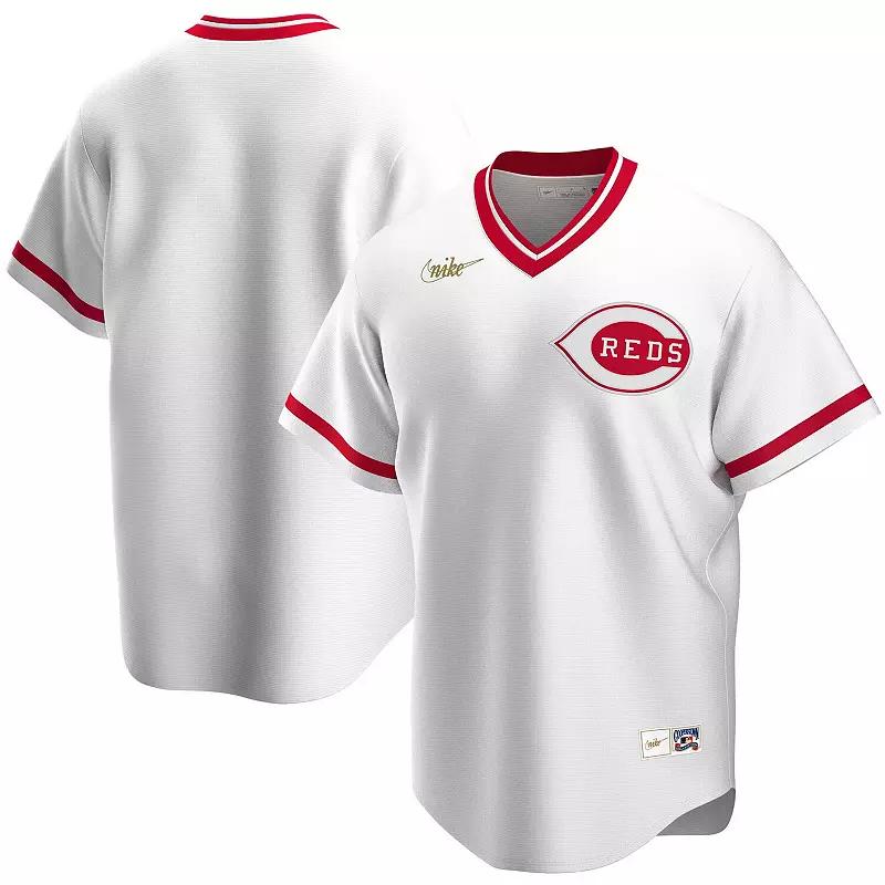 Men's Nike White Cincinnati Reds Home Cooperstown Collection Team Jersey,  Product Image