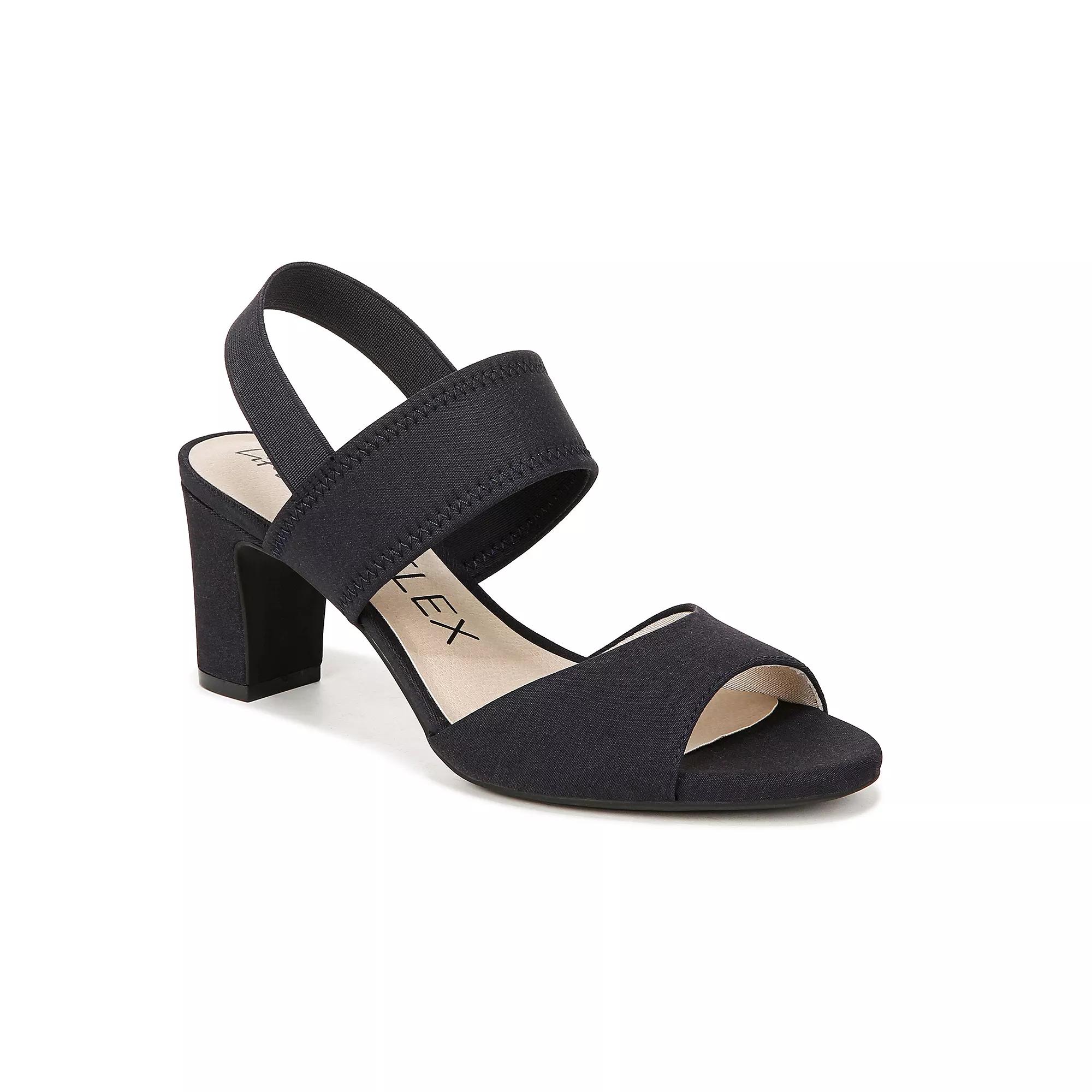 LifeStride Fiona Women's Slingback Heels, Size: 7.5 Wide, Lux Blue Product Image