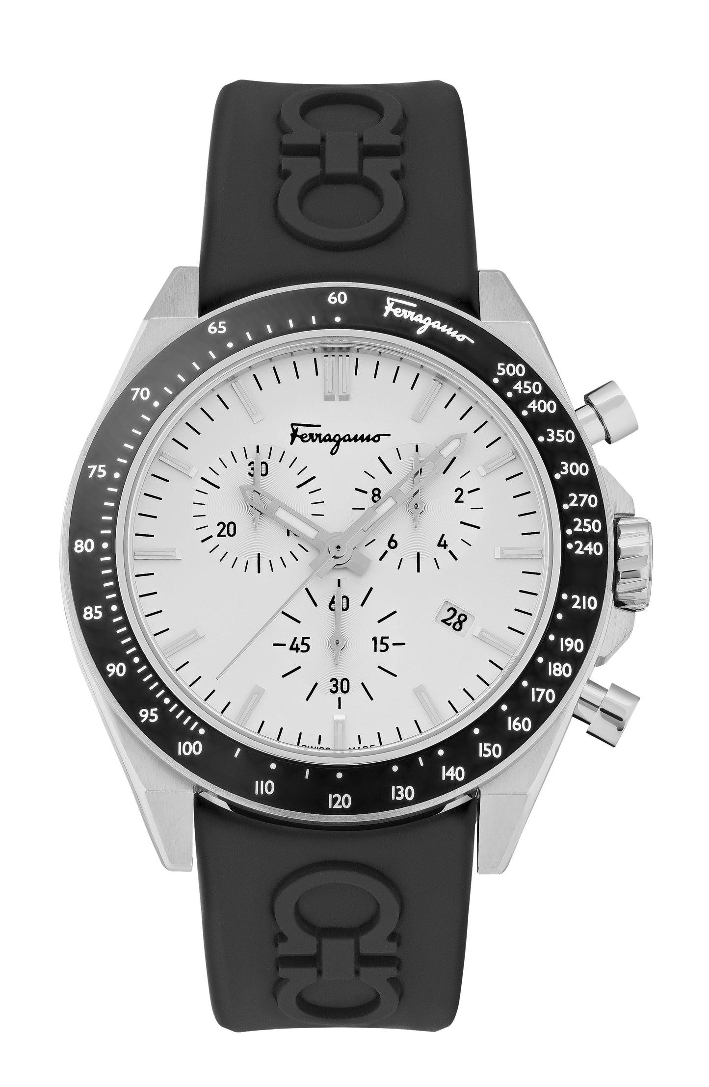 Ferragamo Urban Chrono Silicone Watch Product Image