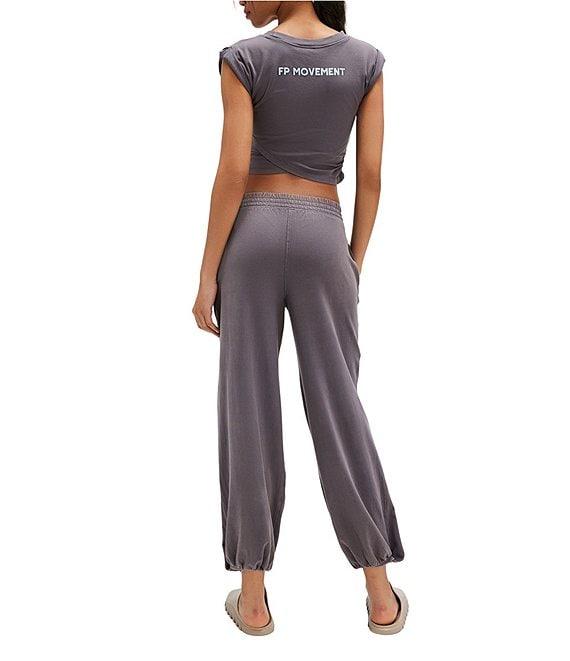 FP Movement Hot Shot Logo Crew Neck Short Sleeve Crossover Hem Coordinating Set Product Image