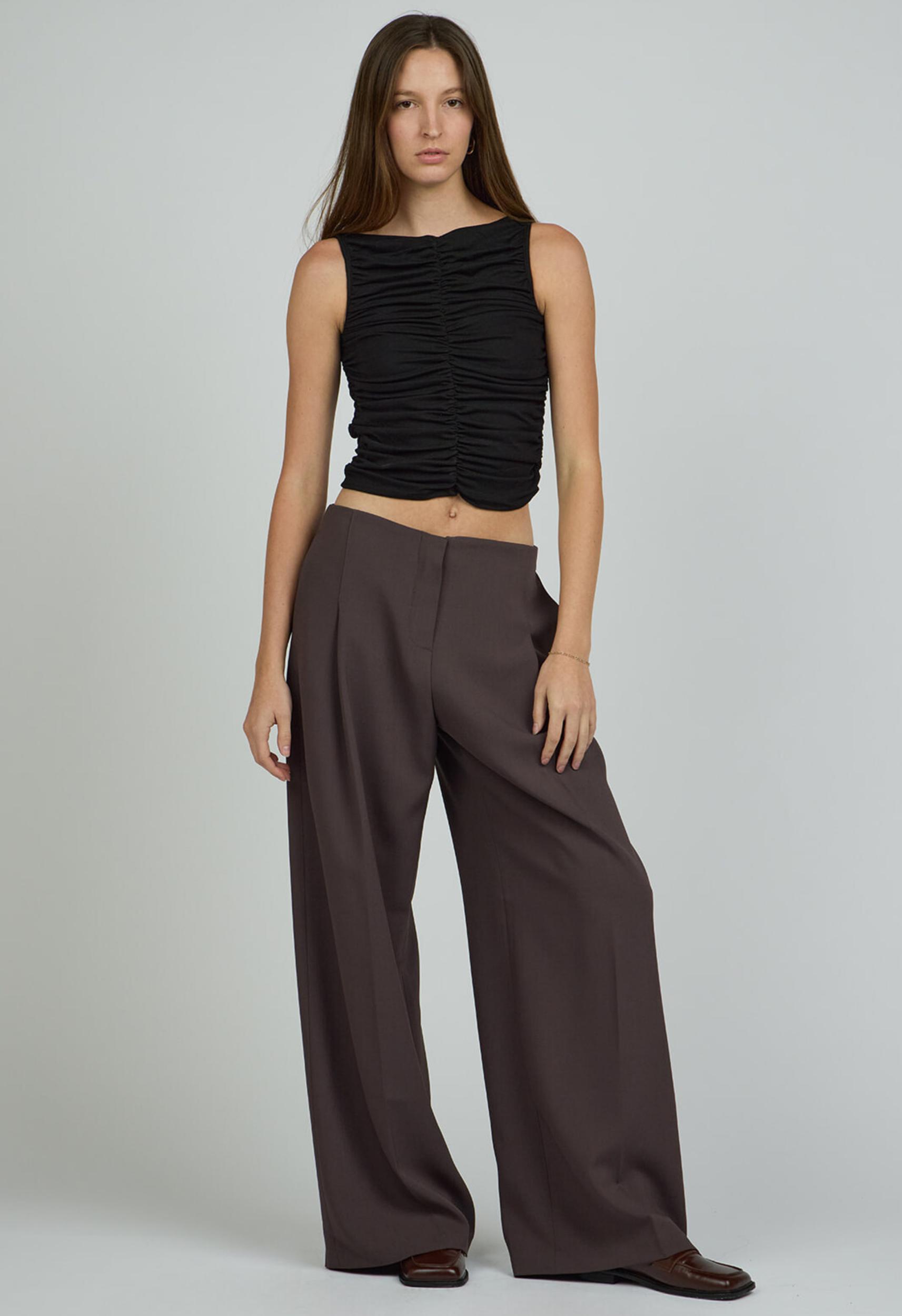 Veronica Trouser in Brown Product Image