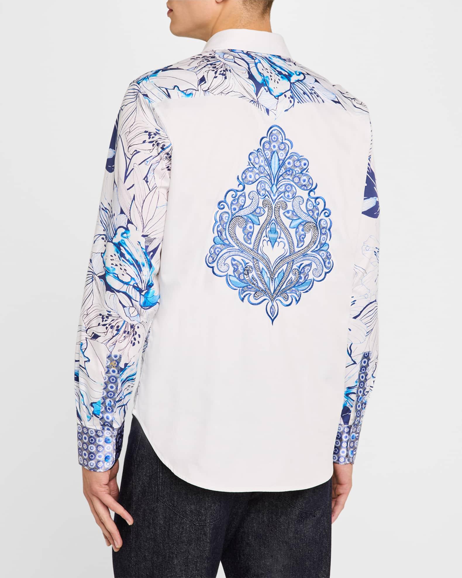 Mens Limited Edition Floral Sport Shirt Product Image
