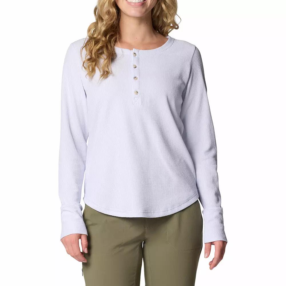 Women's Columbia Blue Point Fall Long Sleeve Henley,  Product Image