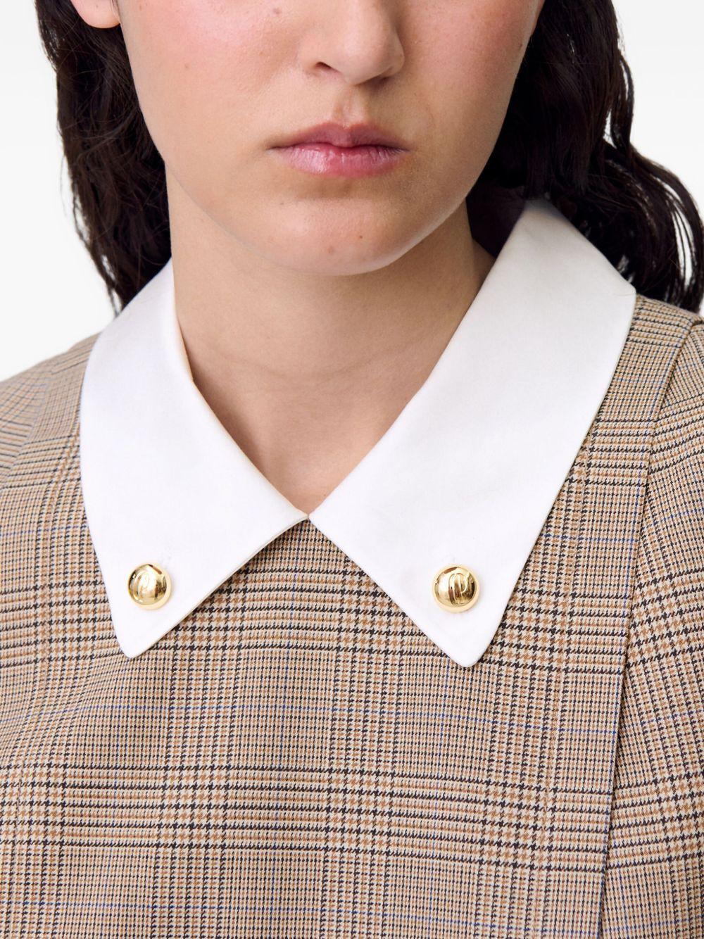 mini checked dress Product Image