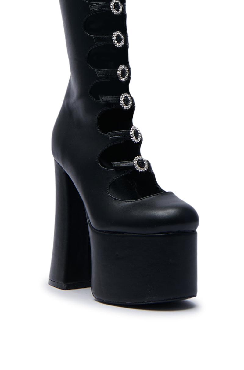 AZALEA WANG TOMLIN BLACK BOOT Product Image