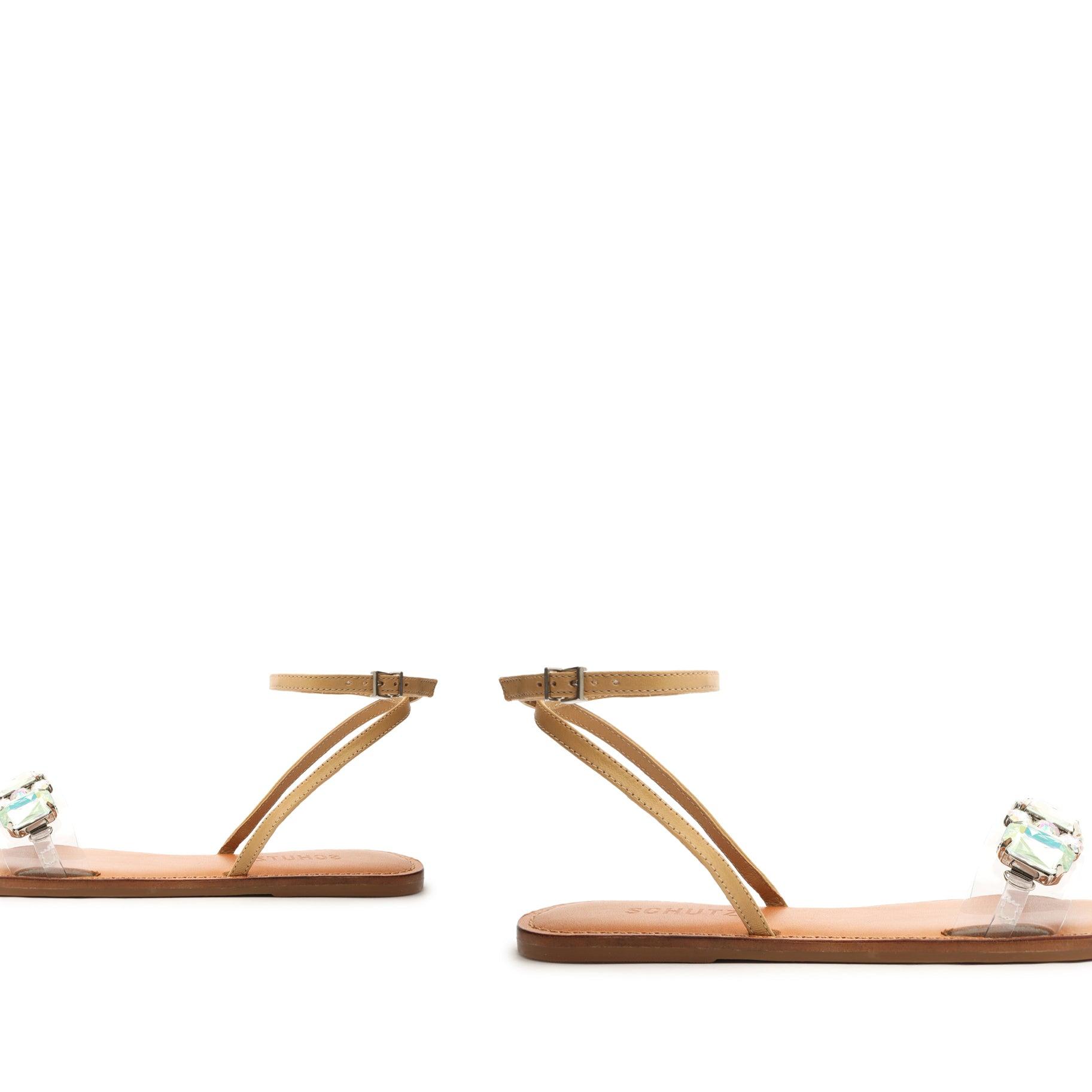 Chloe Vinyl & Nappa Leather Sandal Product Image
