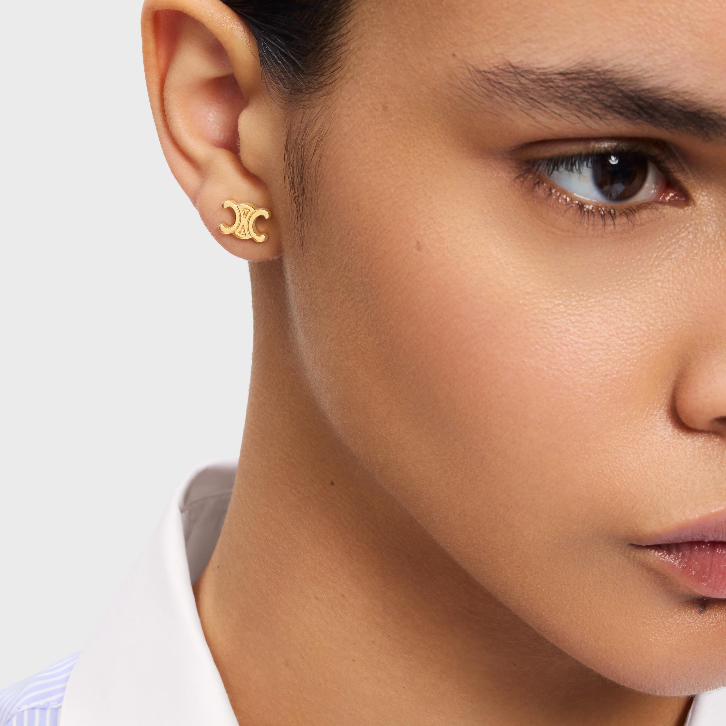 MINI ME DIAMOND PAVE BABY HEART STUDS Baby Product Image