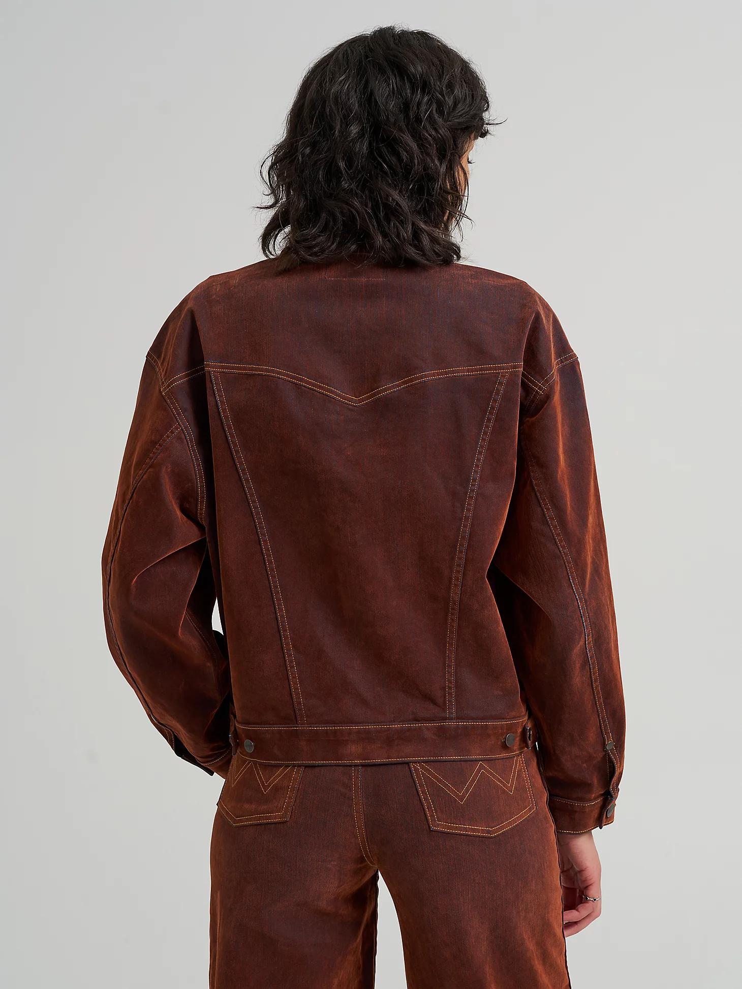 Women's Flocked Easy Fit Jacket in Cinnamon Chill Product Image