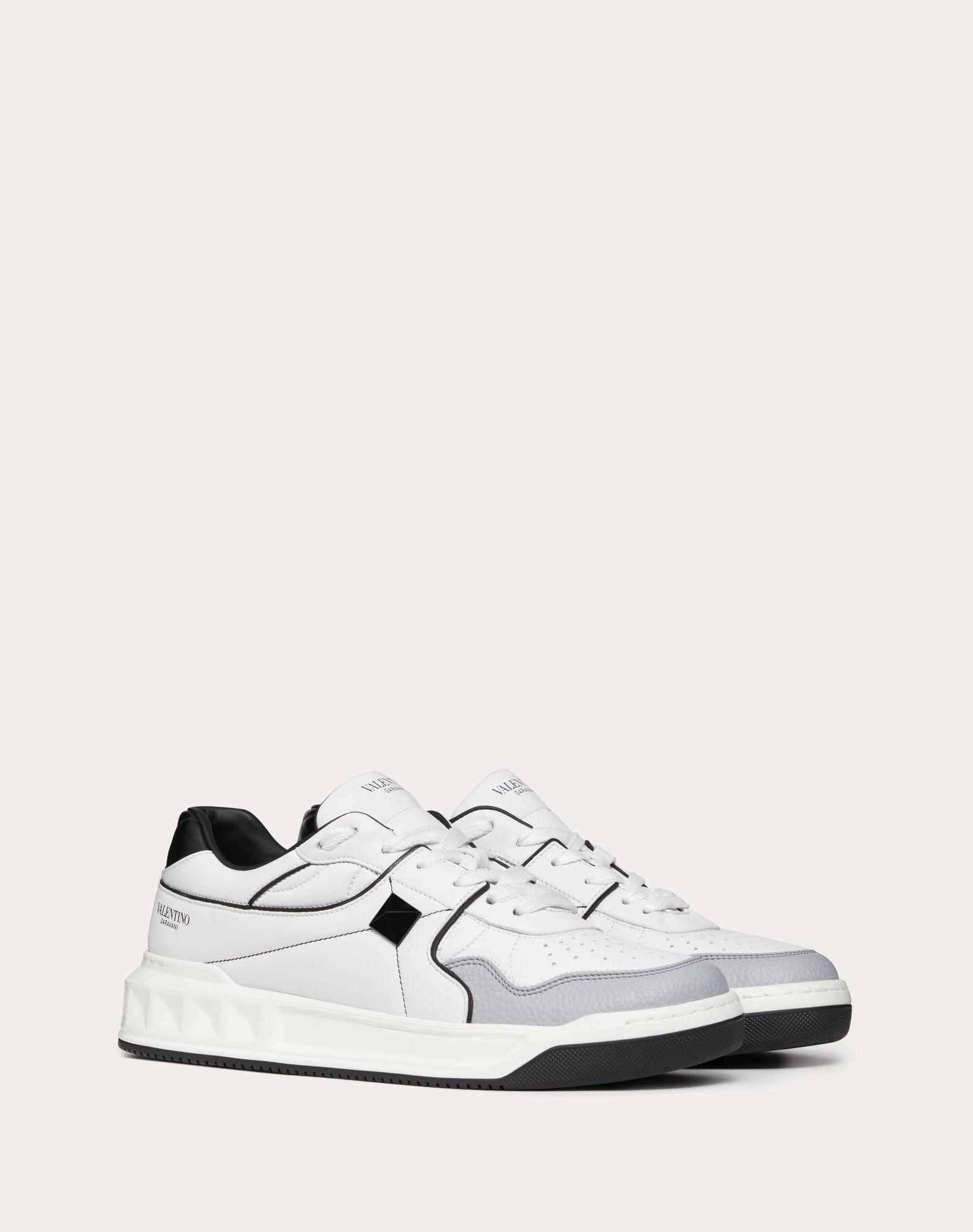One Stud Low-Top Nappa Sneaker  Product Image