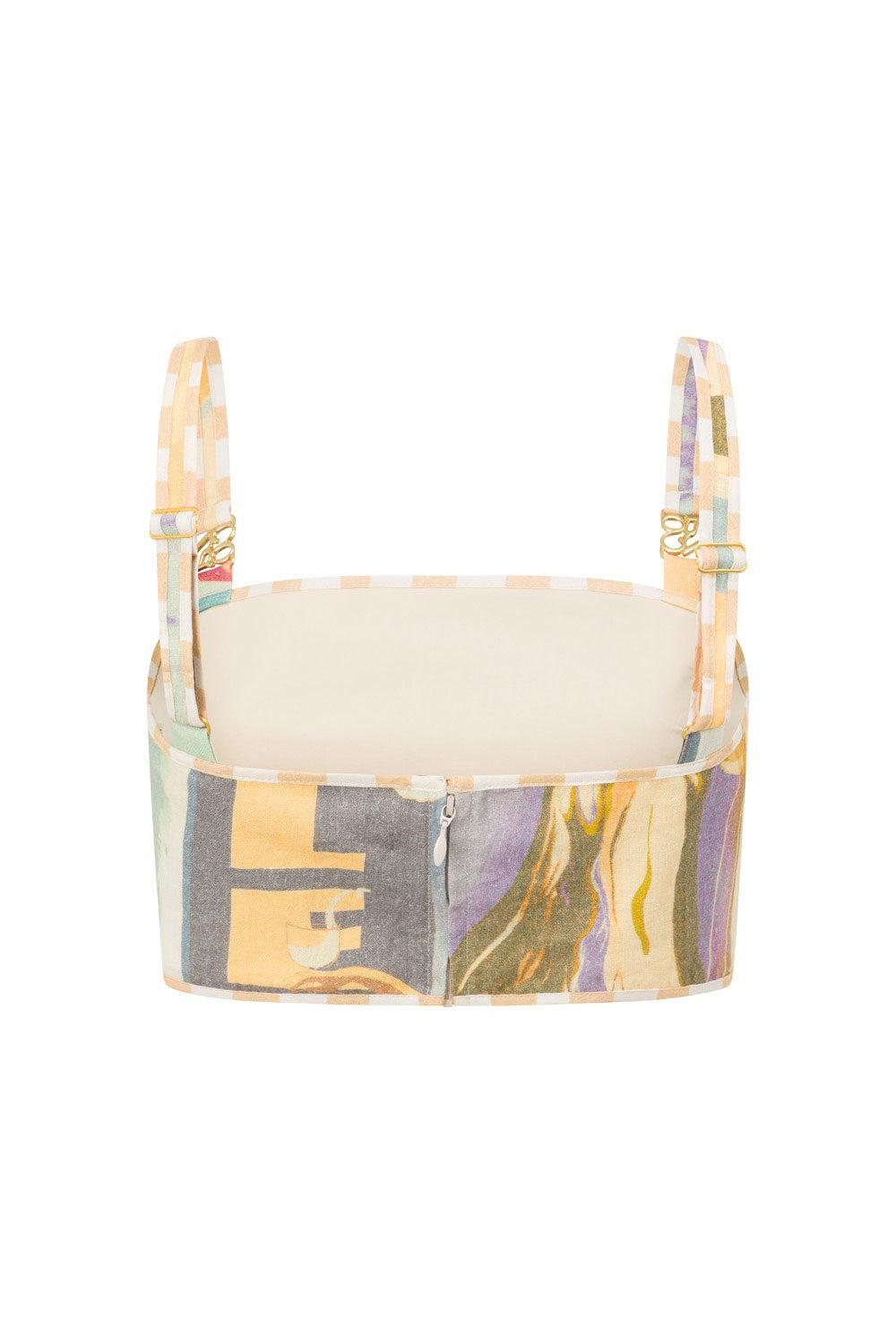 Portofino Top - Fiorire Acqua Product Image