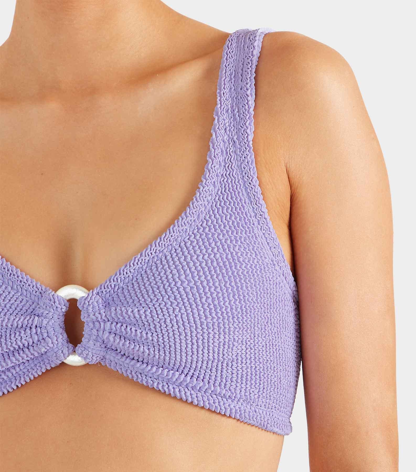 Misty Bikini With Pearly Hoop - Lilac Product Image