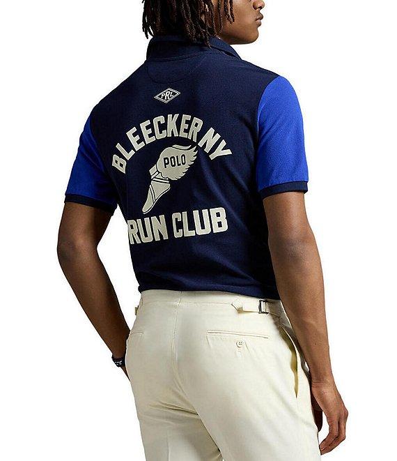 Polo Ralph Lauren Classic Fit Mesh Graphic Short Sleeve Polo Shirt Product Image