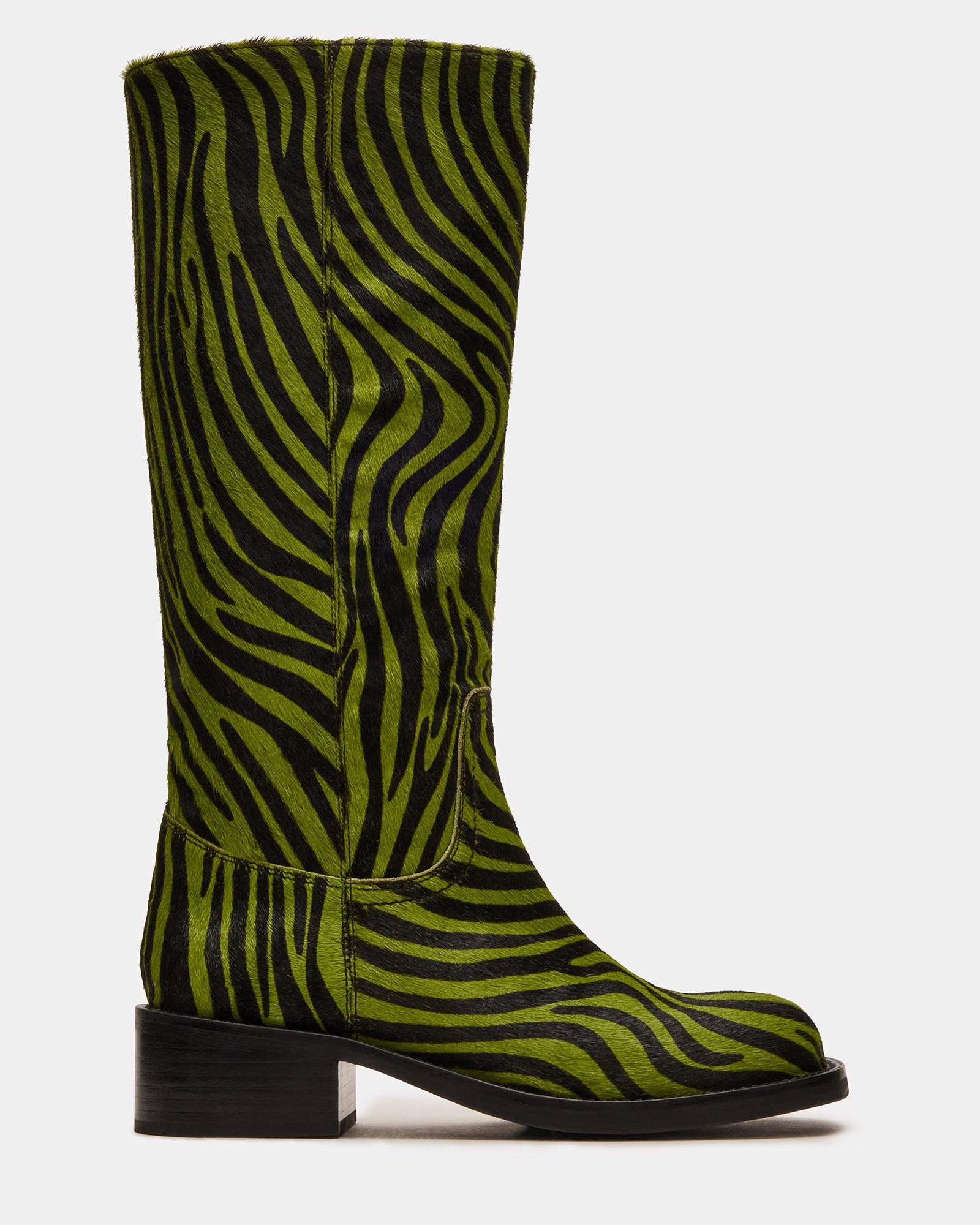 RIGGS GREEN ZEBRA PRINT Female Product Image