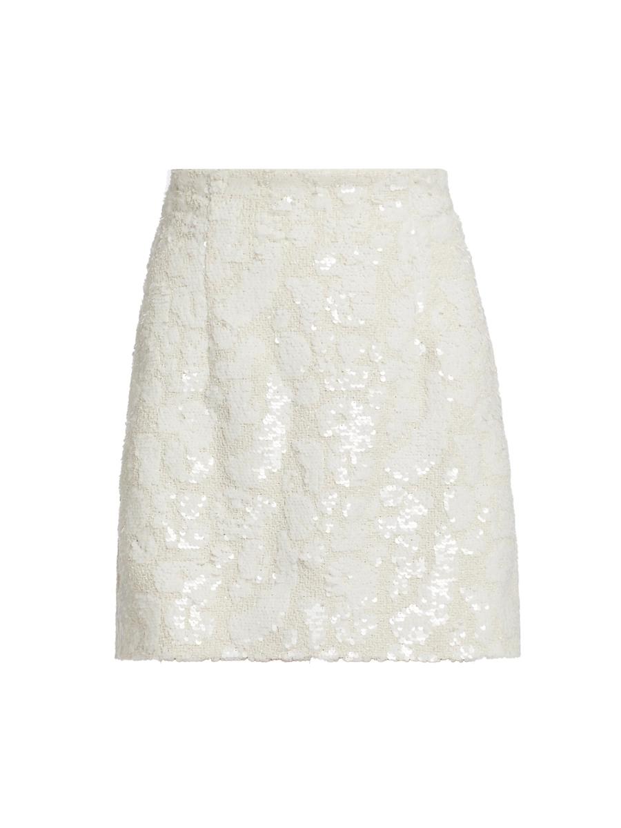 Womens Cherry Sequin Skirt Product Image