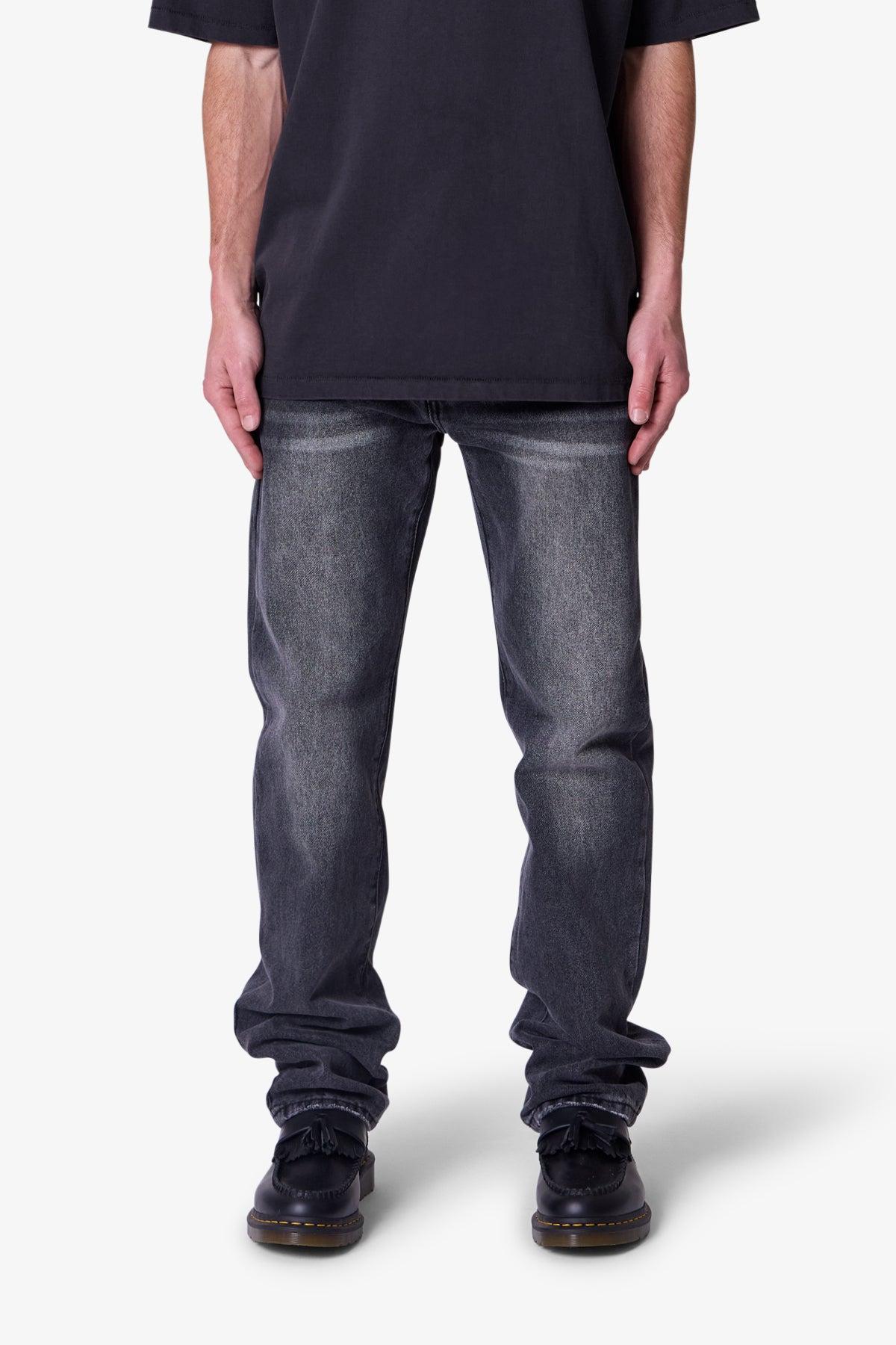Straight Denim - Washed Black Product Image